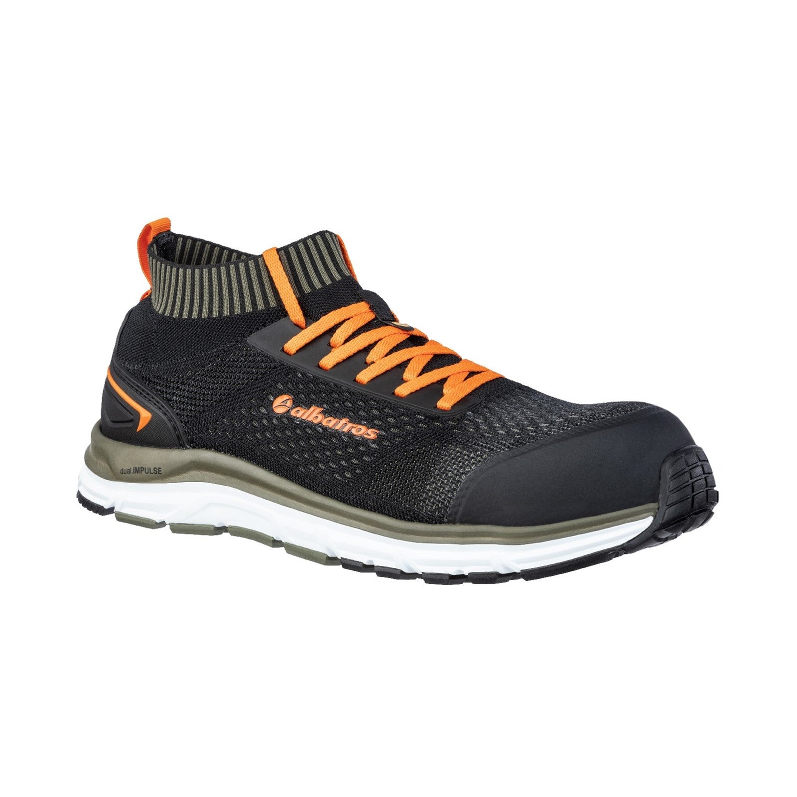 Albatros Ultimate Impulse Low Safety Shoe S1 Black/Olive