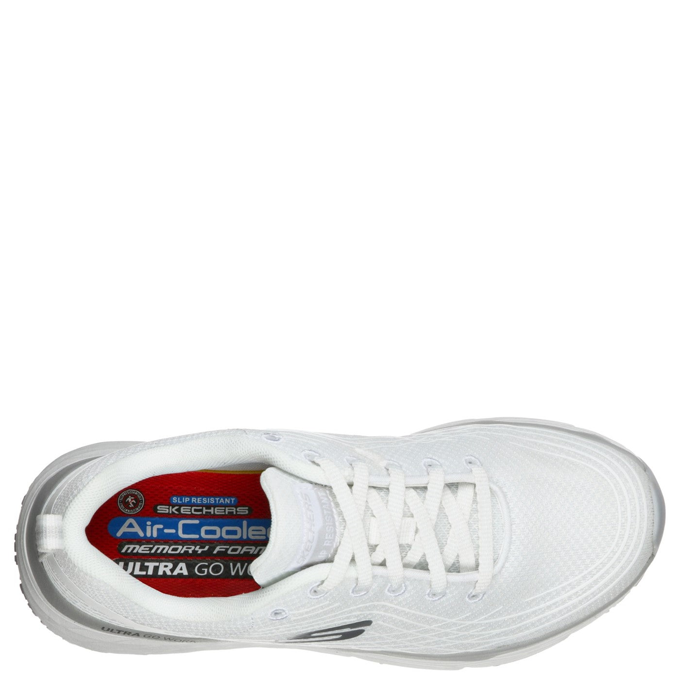 Skechers Workwear Max Cushioning Elite Sr Occupational Shoes OB White