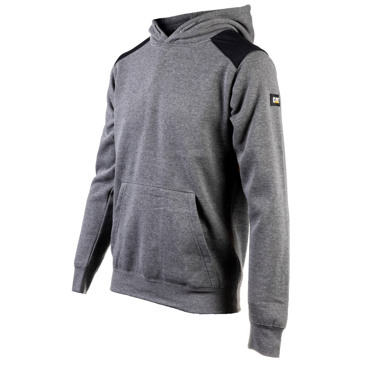 Caterpillar Essentials Hooded Sweatshirt Dark Heather Grey