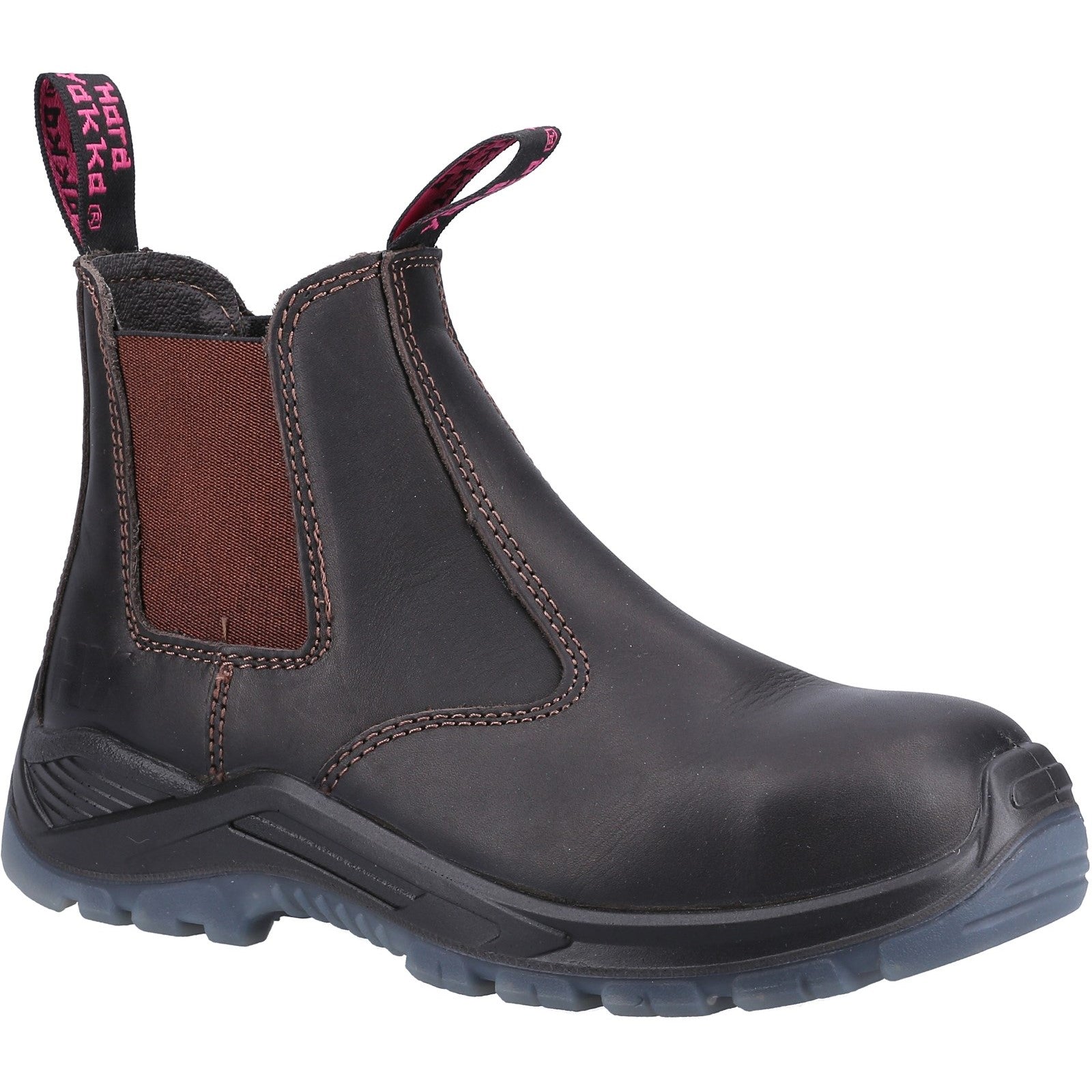 Hard Yakka Banjo Elastic Gusset Safety Boot S1 Brown