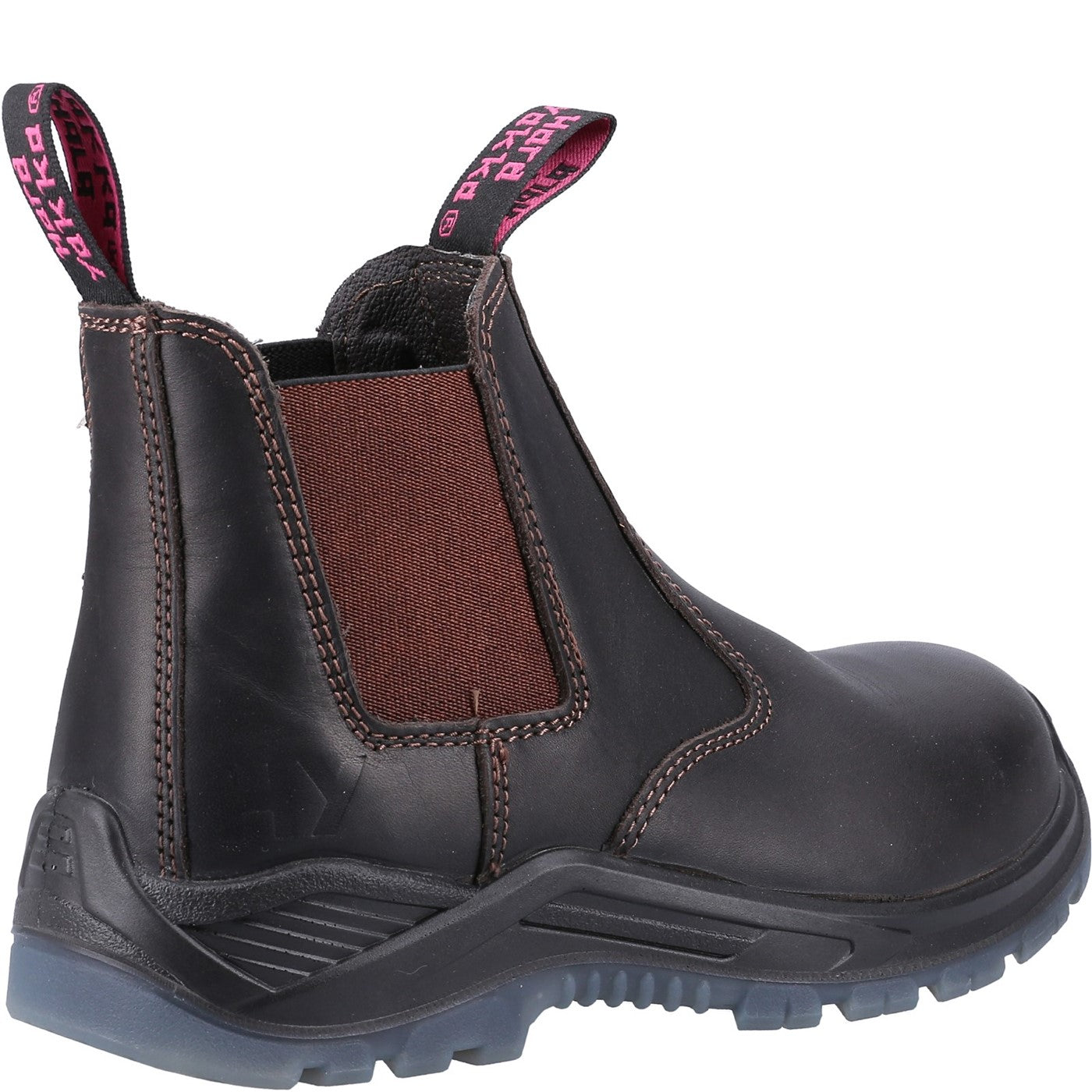 Hard Yakka Banjo Elastic Gusset Safety Boot S1 Brown