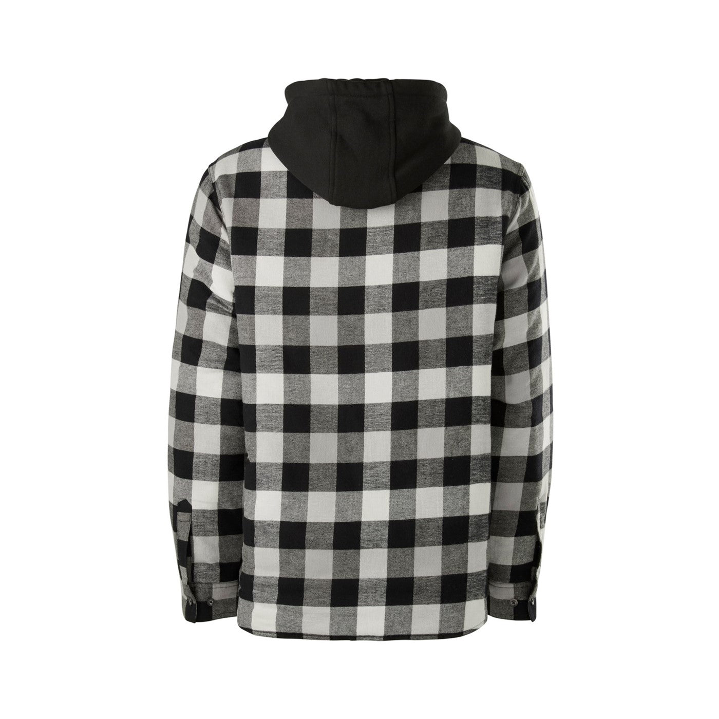 Hard Yakka Quilted Flannel Shacket Grey