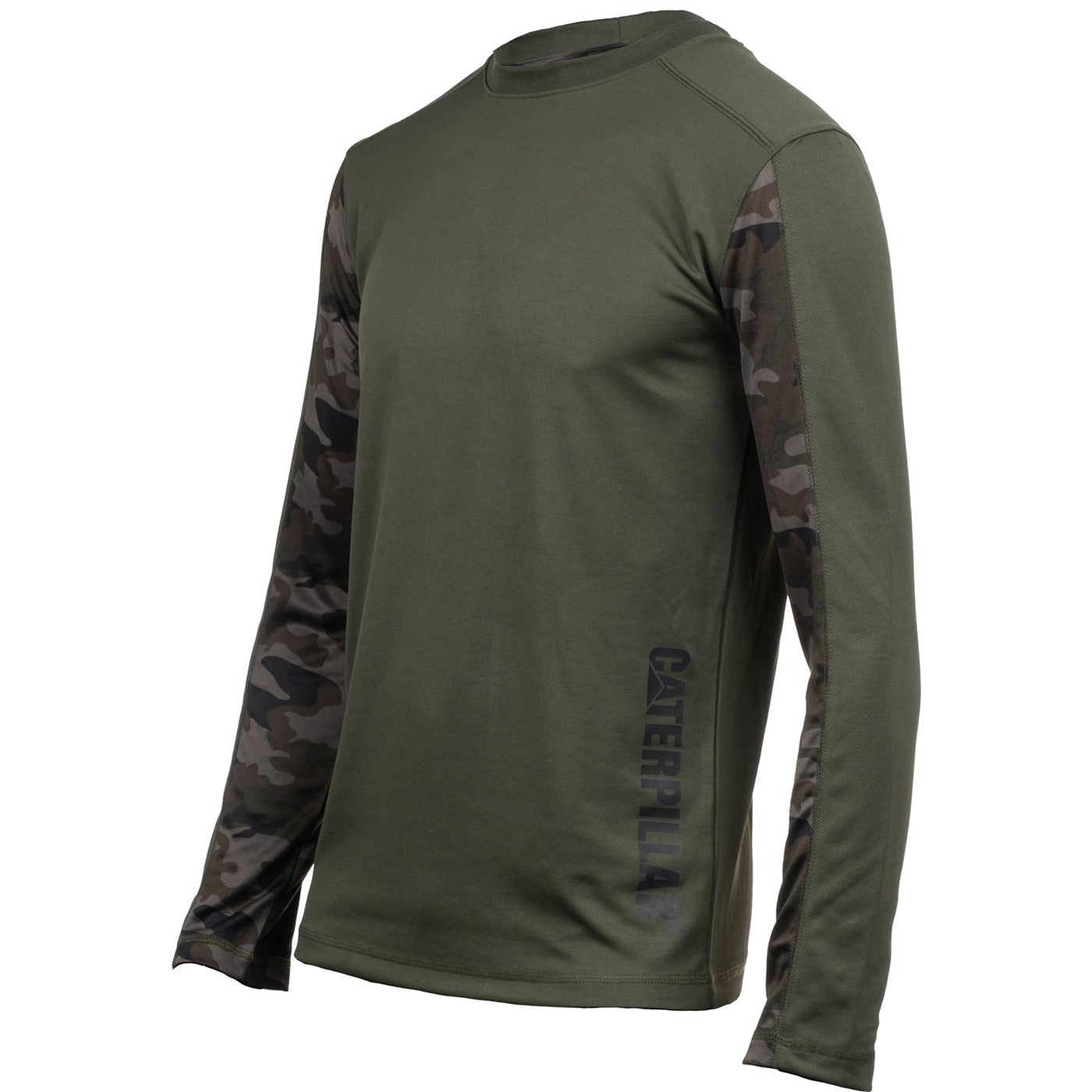 Caterpillar Coolmax Long Sleeve Tee Night Camo