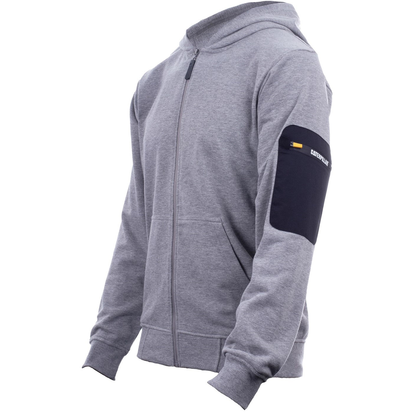 Caterpillar Loopback Full Zip Hoodie Grey