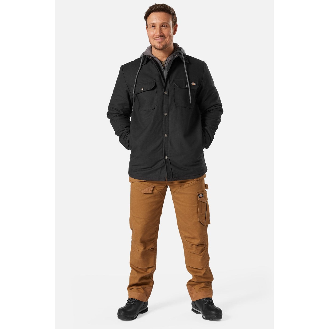 Dickies Duck Shirt Jacket Black