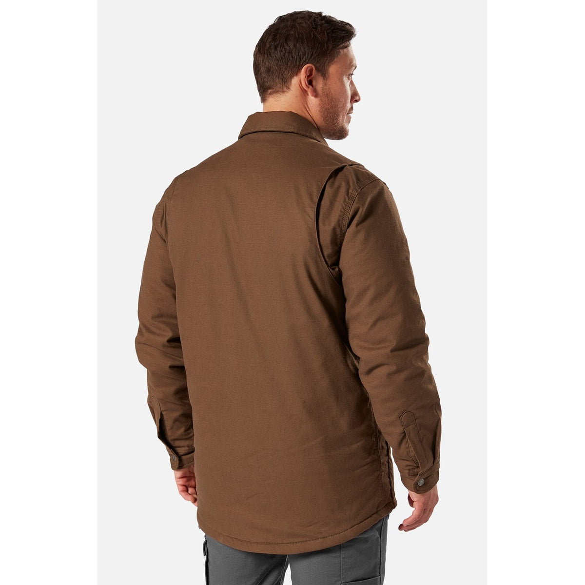 Dickies Heren Flex Duck Shirt Jas Work Utility Bovenkleding, Hout, XL
