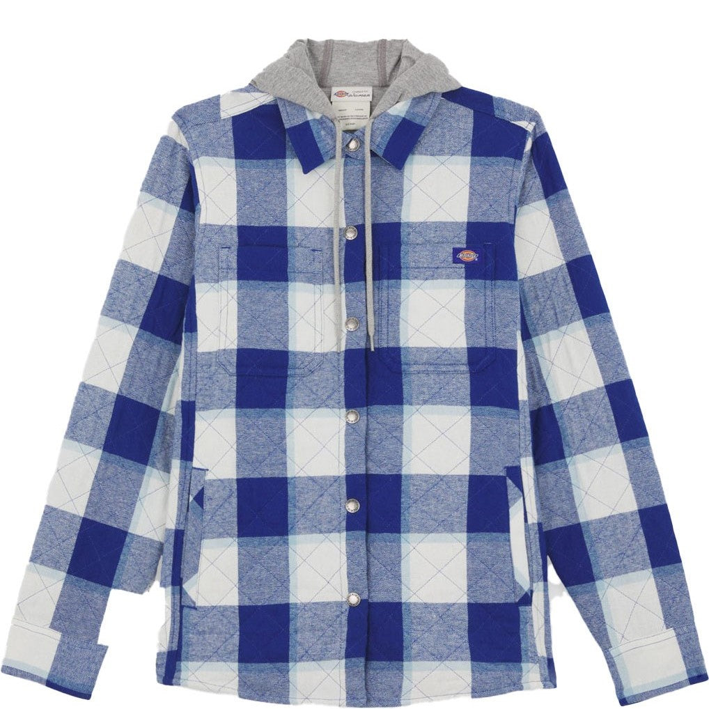 Dickies Flannel Shirt Jacket Surf Blue