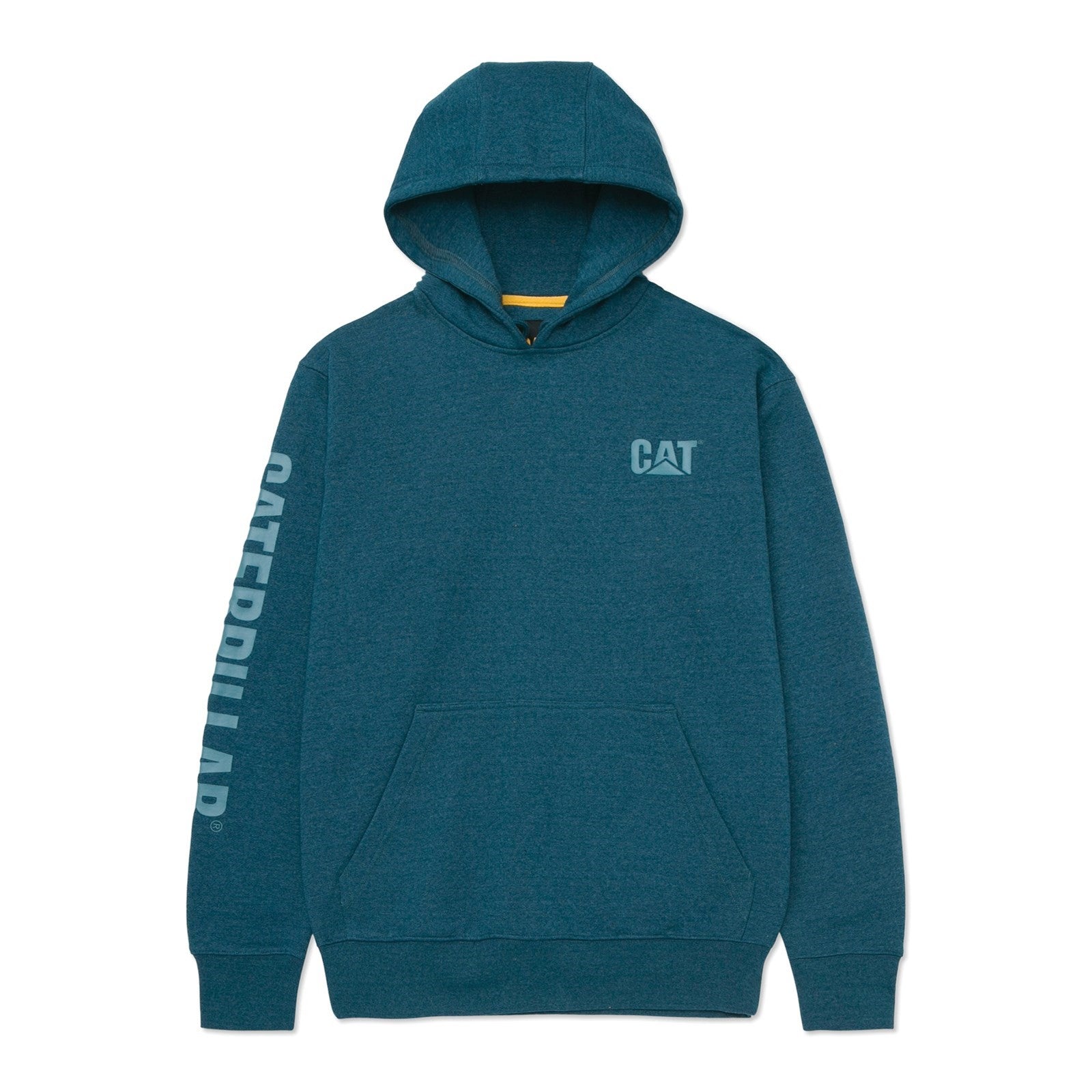 Caterpillar Trademark Banner Hooded Sweatshirt Mallard