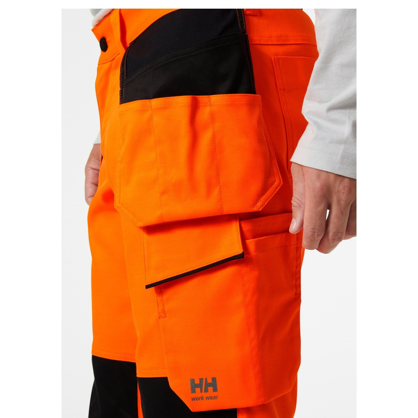 Helly Hansen Workwear UC-ME Construction Trouser CL2 Hi Vis Orange/Ebony
