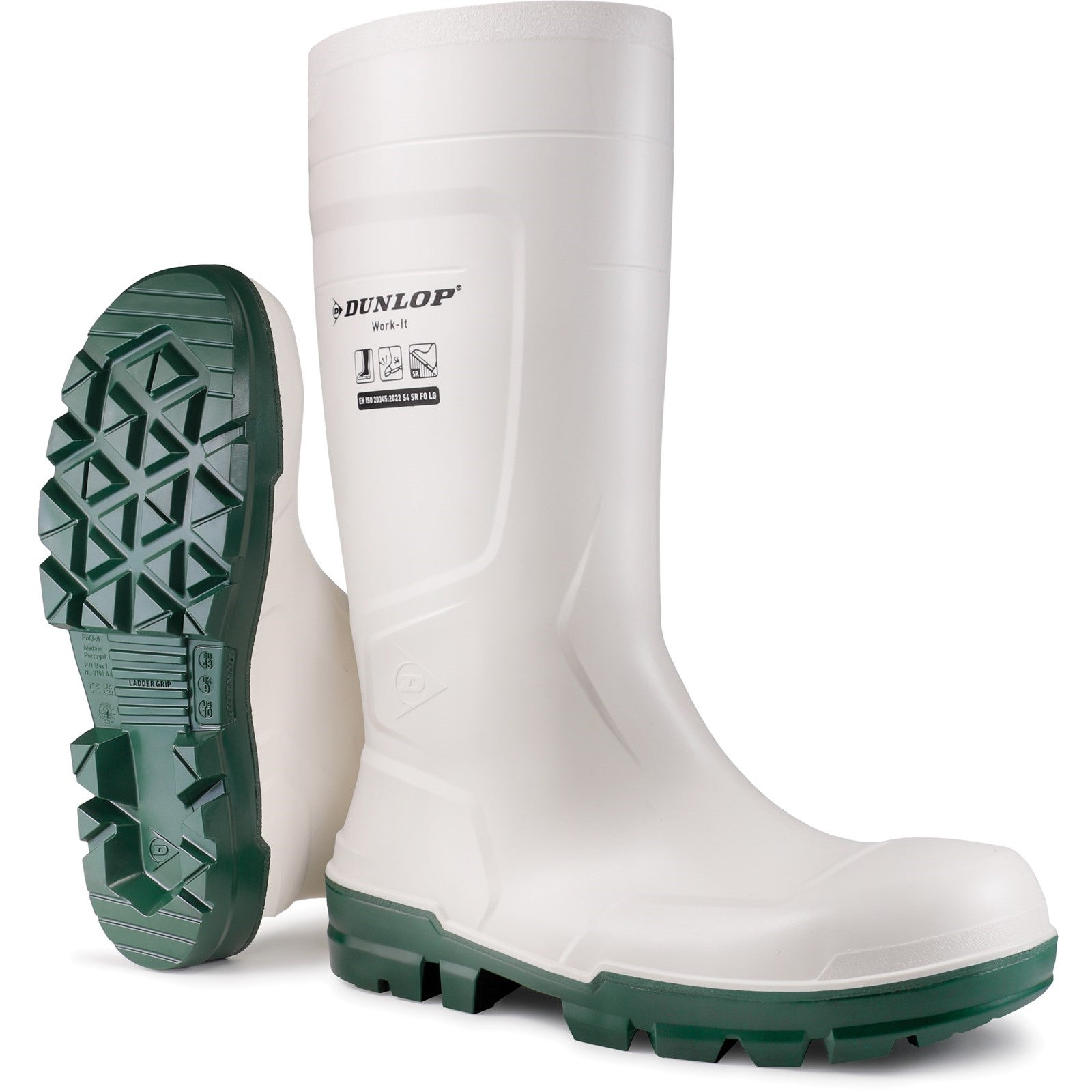 Dunlop Work-It Safety Wellington S4 White