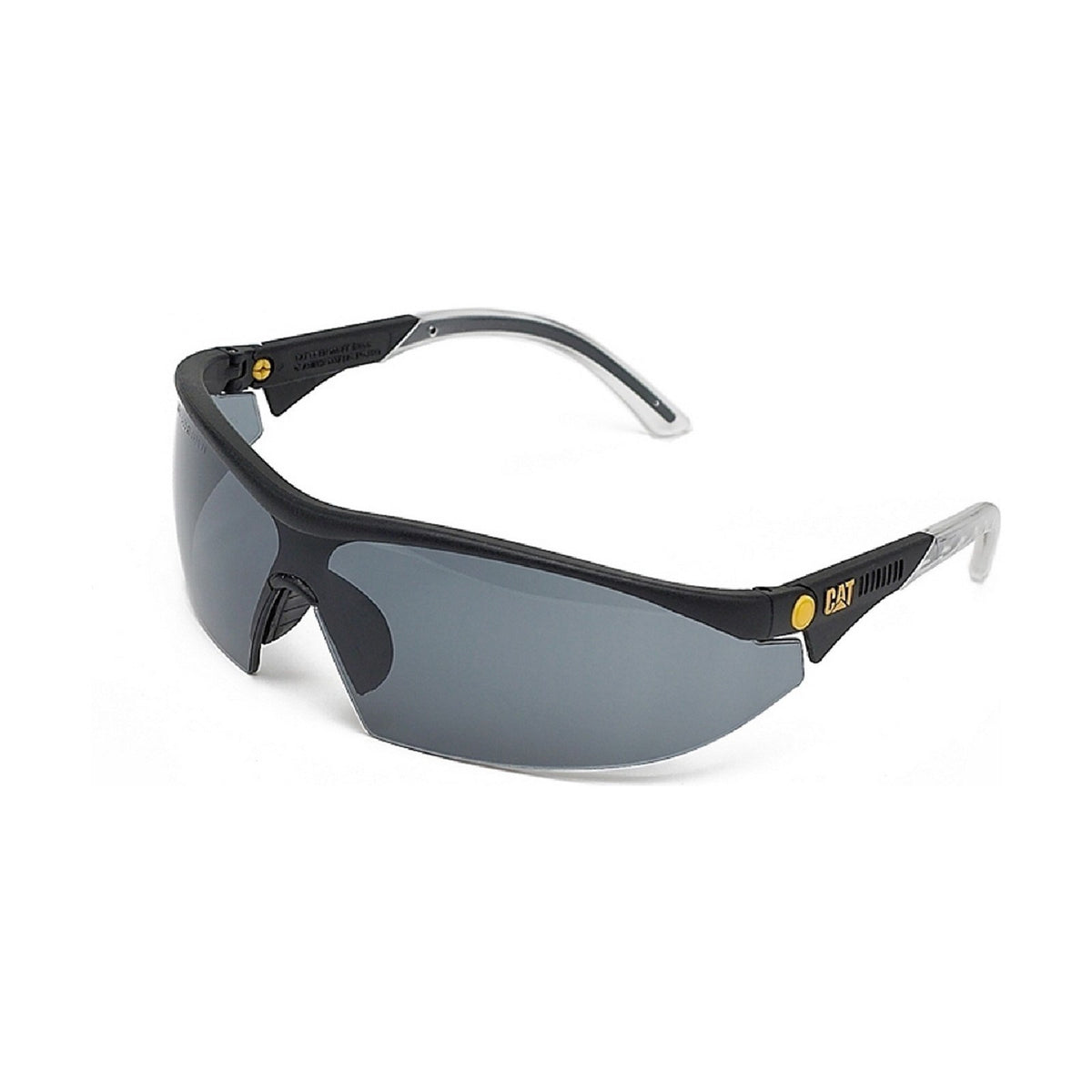 Lunettes De Protection Caterpillar Dozer - Gris, Verre Polycarbonate Enveloppant, Anti-Buée & Anti-Rayures