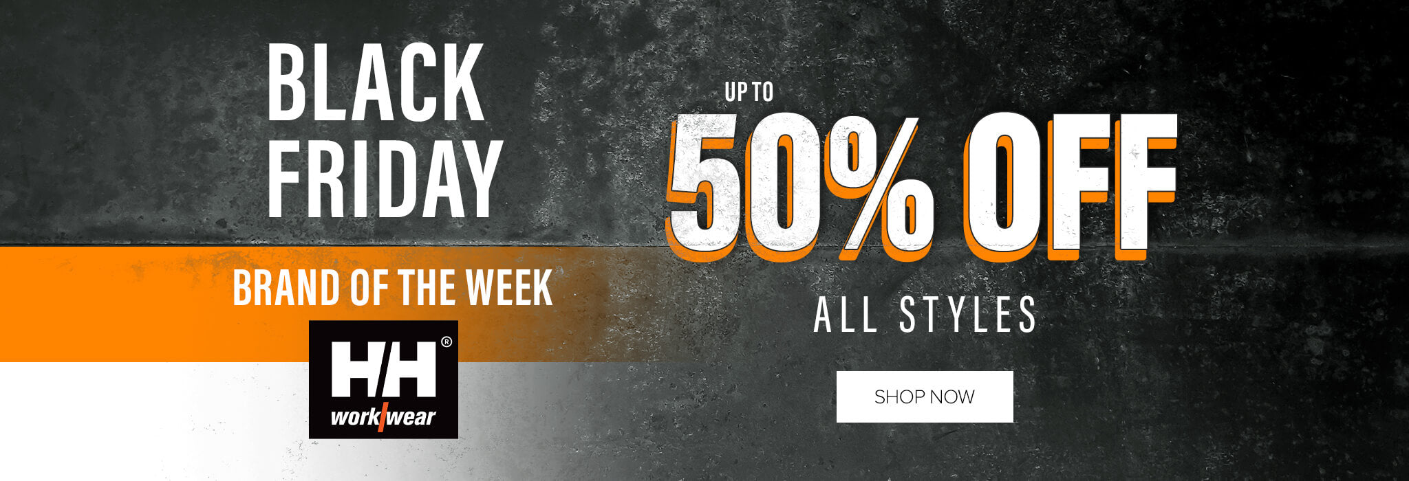 BLACK FRIDAY BRAND OF THE WEEK. HELLY HANSEN. UP TO 50% OFF ALL STYLES. SHOP NOW