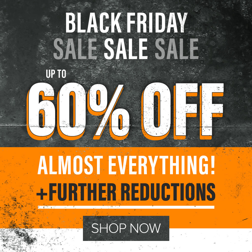UP TO 60% OFF ALMOST EVERYTHING! + FURTHER REDUCTIONS. BLACK FRIDAY SALE. SHOP NOW
