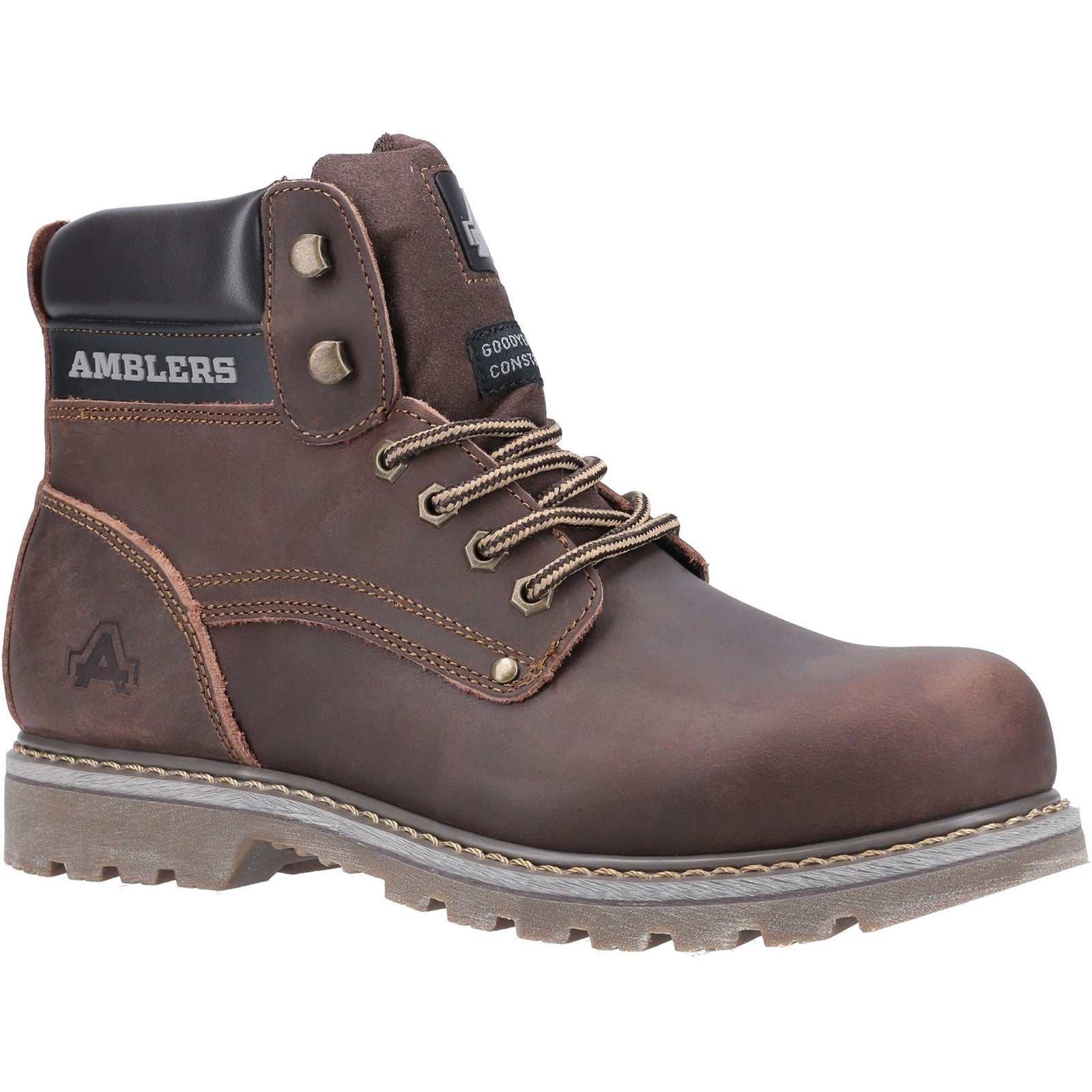 Amblers Dorking Casual Boot  Brown Crazy Horse