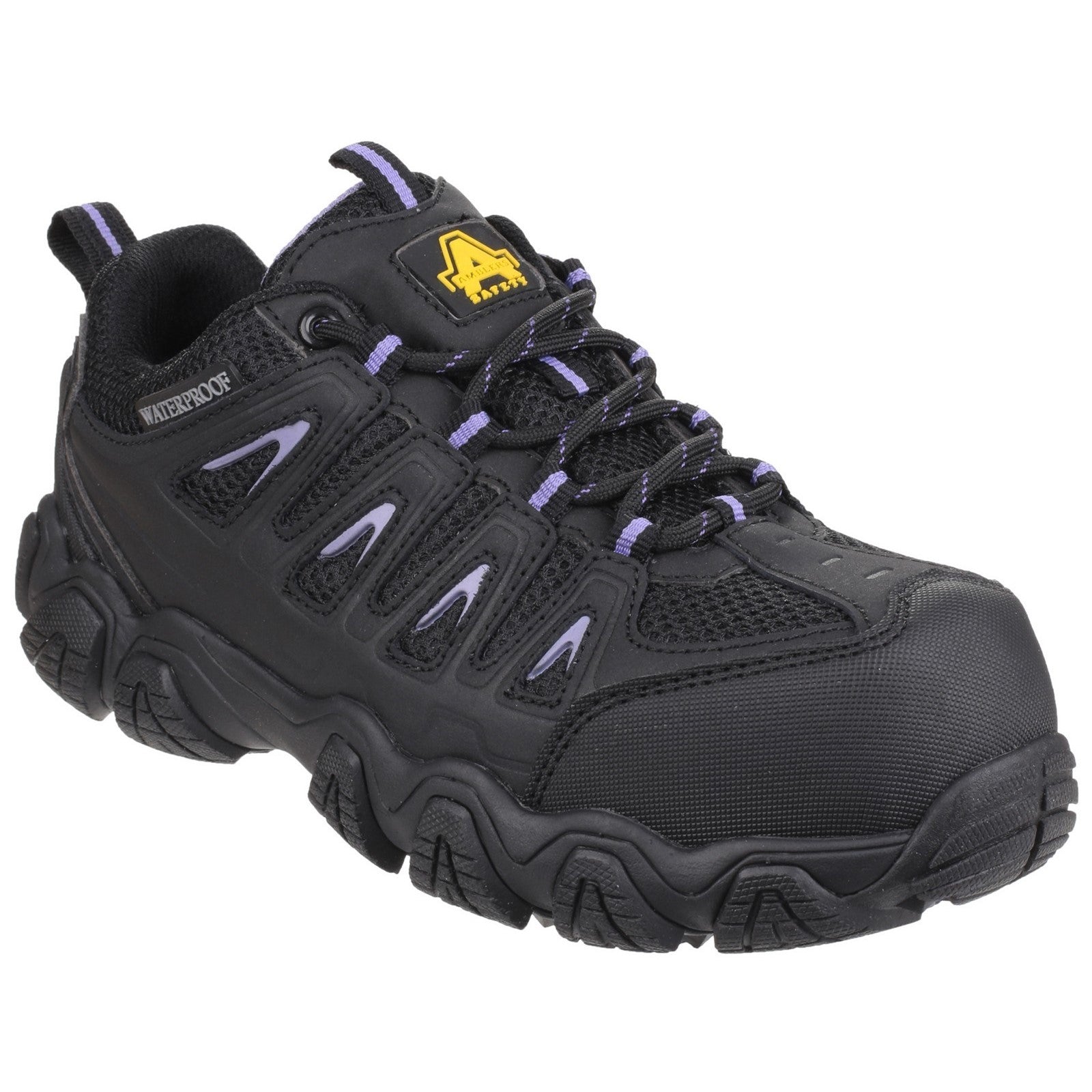 Amblers Safety AS708 Waterproof Non-Metal Ladies Safety Trainer S3 Black