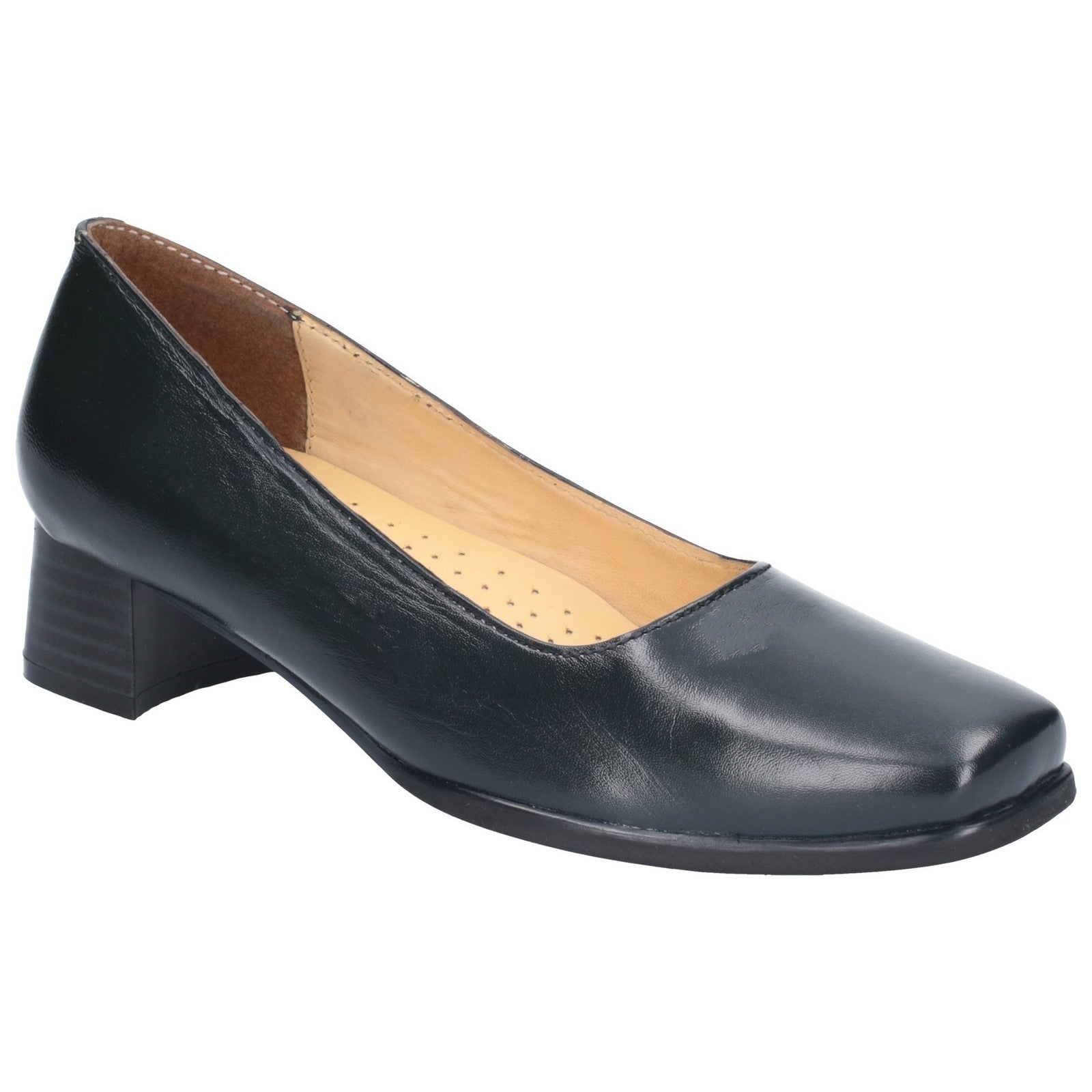 Amblers Walford Ladies Wide Fit Court  Navy