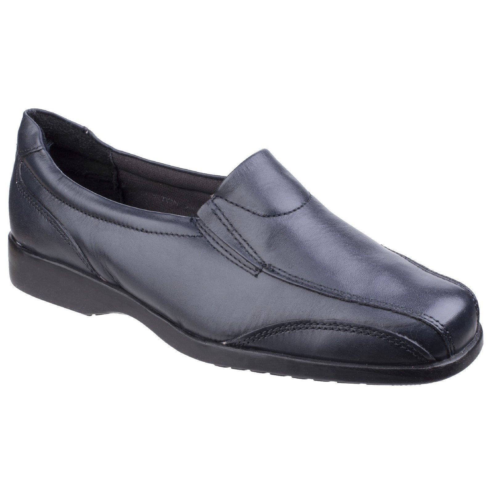 Amblers Merton Ladies Slip-On Shoe  Navy