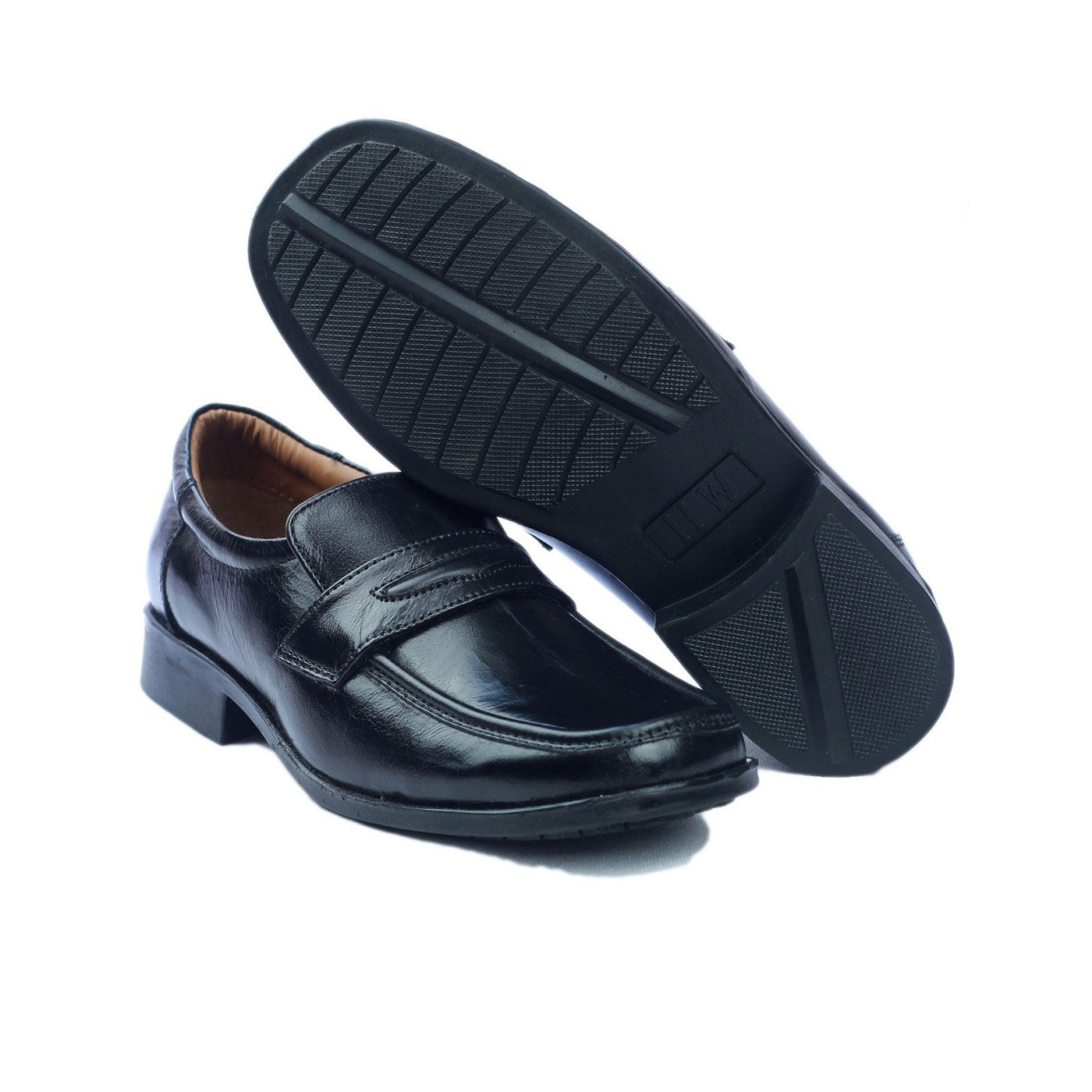 Amblers Manchester Leather Loafer  Black