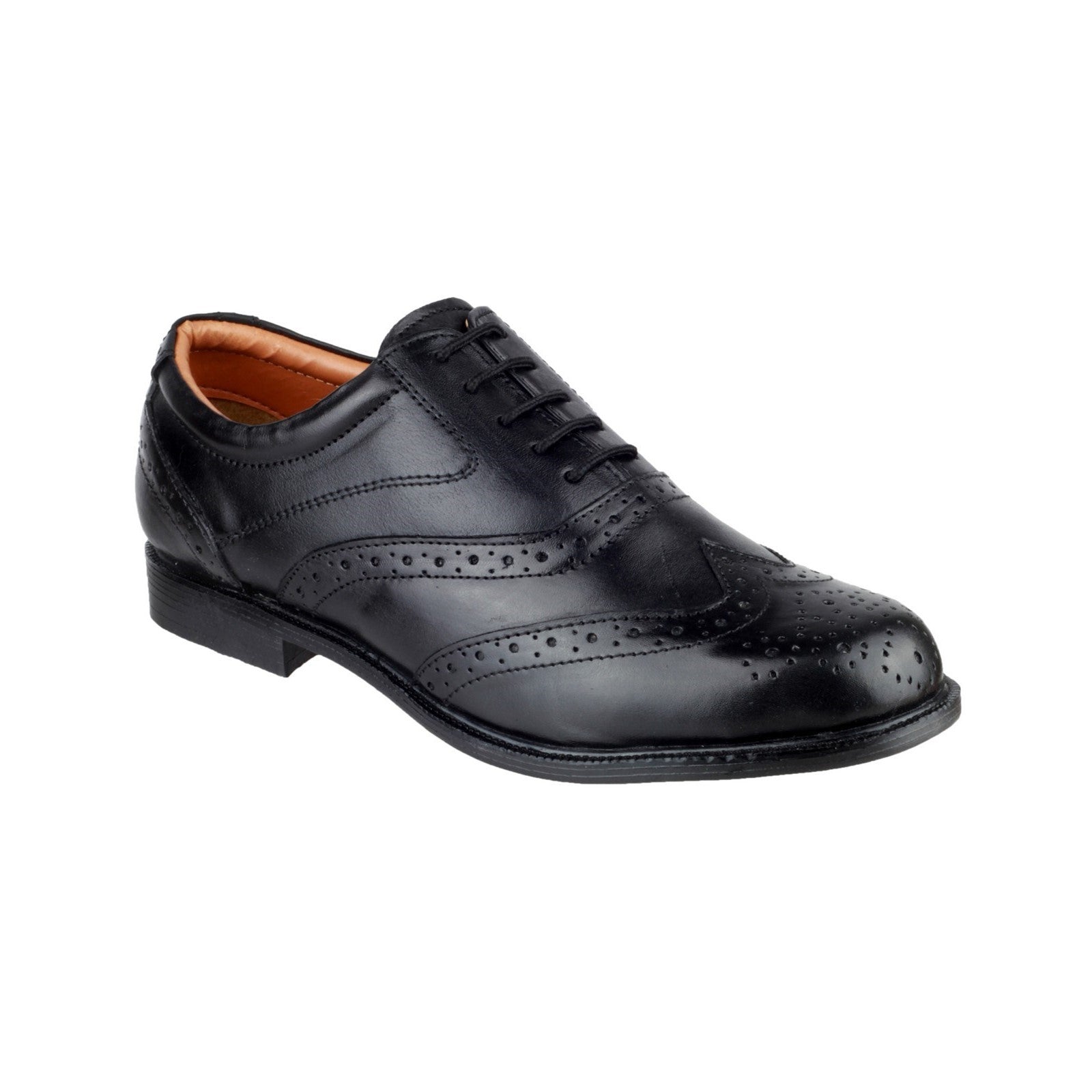 Amblers Liverpool Oxford Brogue  Black