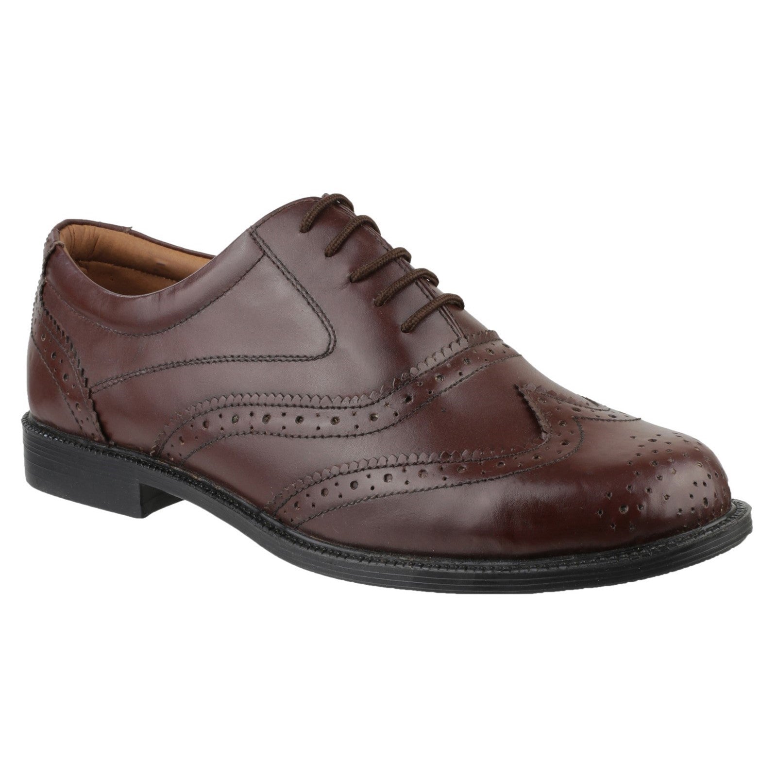 Amblers Liverpool Oxford Brogue  Brown