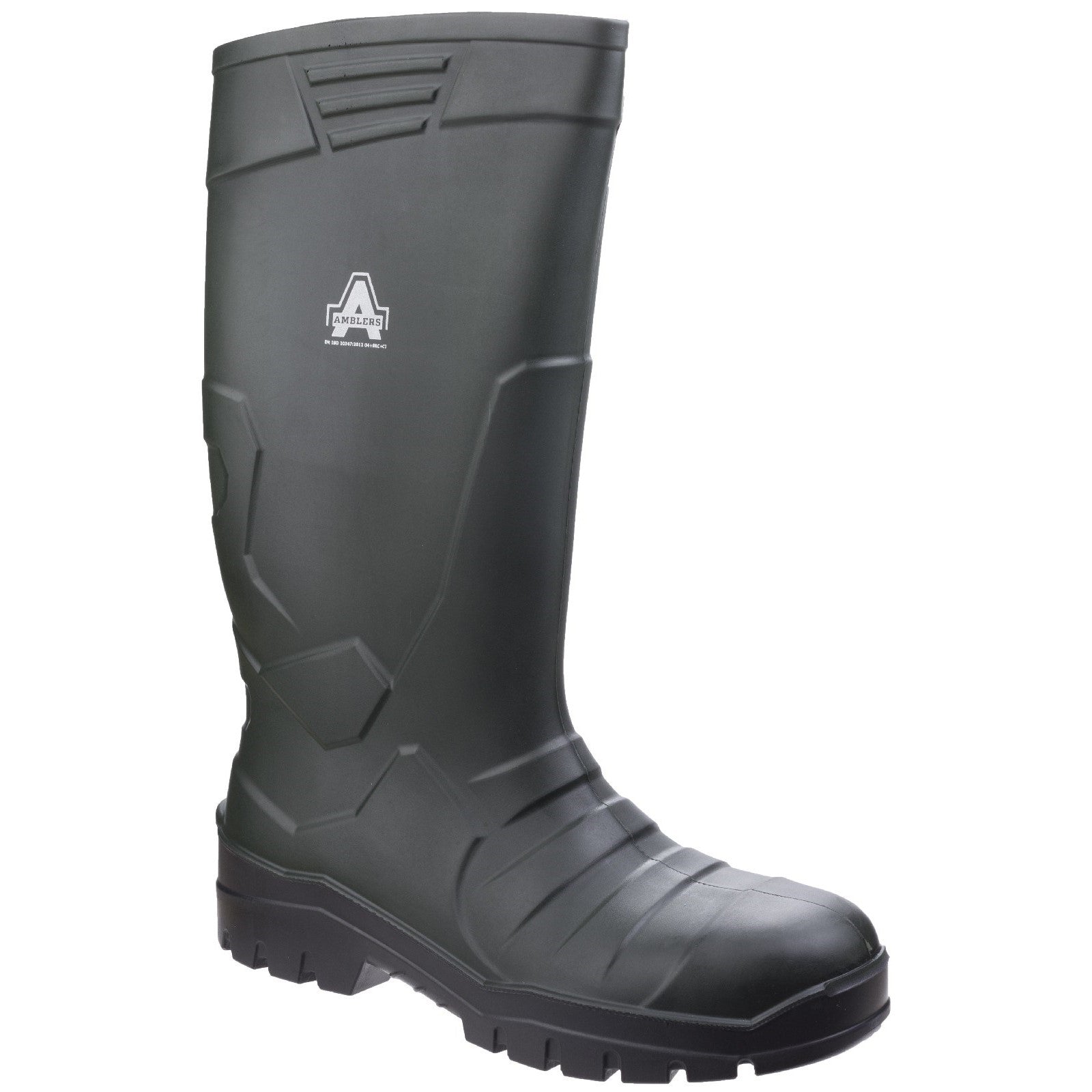 Amblers Teviot Heavy Duty Wellington O4 Green