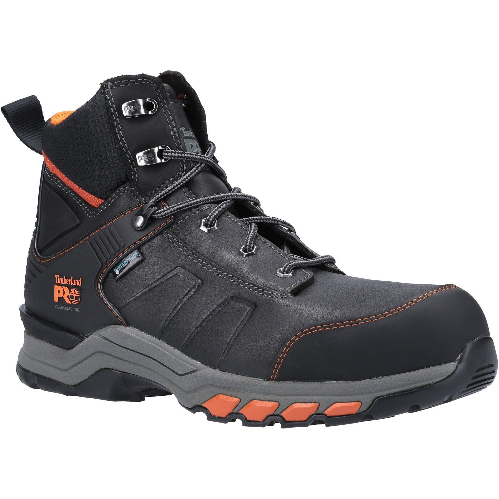 Timberland Pro Hypercharge Composite Safety Toe Work Boot S3 Black/Orange