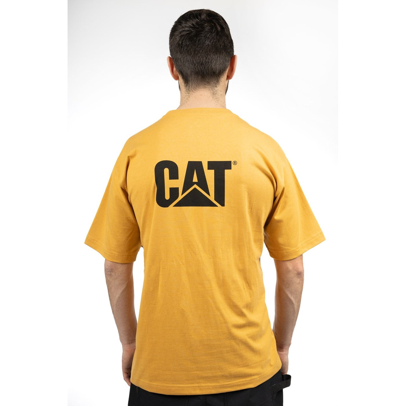 Caterpillar Trademark Tee  Mustard