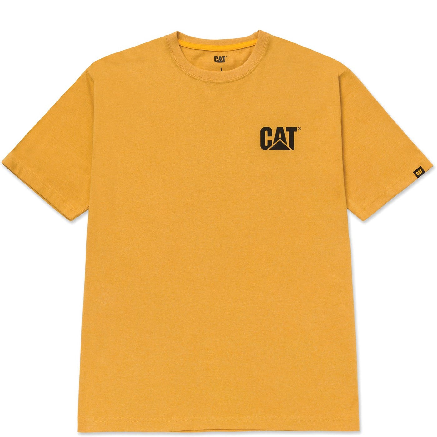 Caterpillar Trademark Tee  Mustard