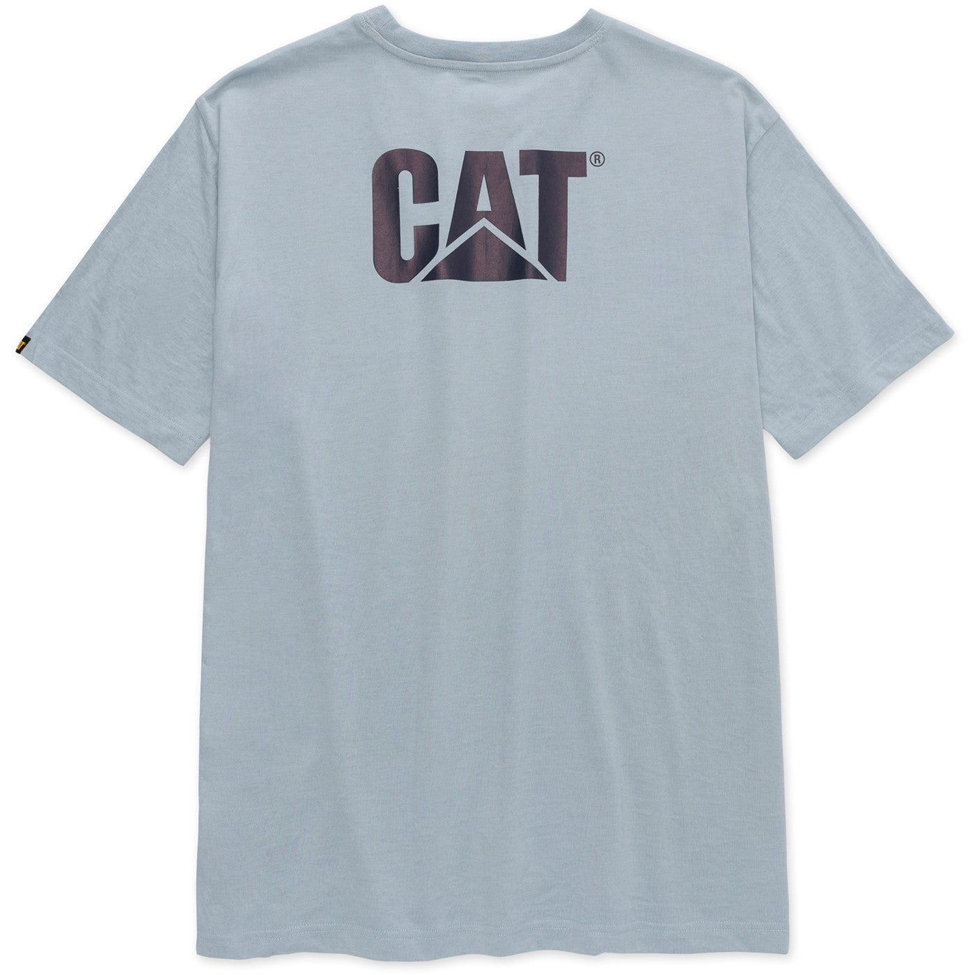 Caterpillar Trademark Tee  Blue Fog Heather