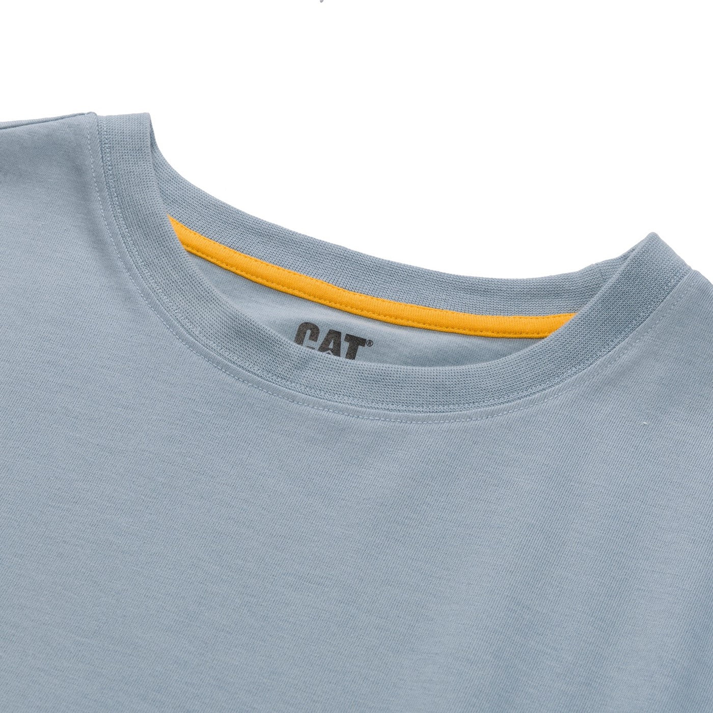 Caterpillar Trademark Tee  Blue Fog Heather
