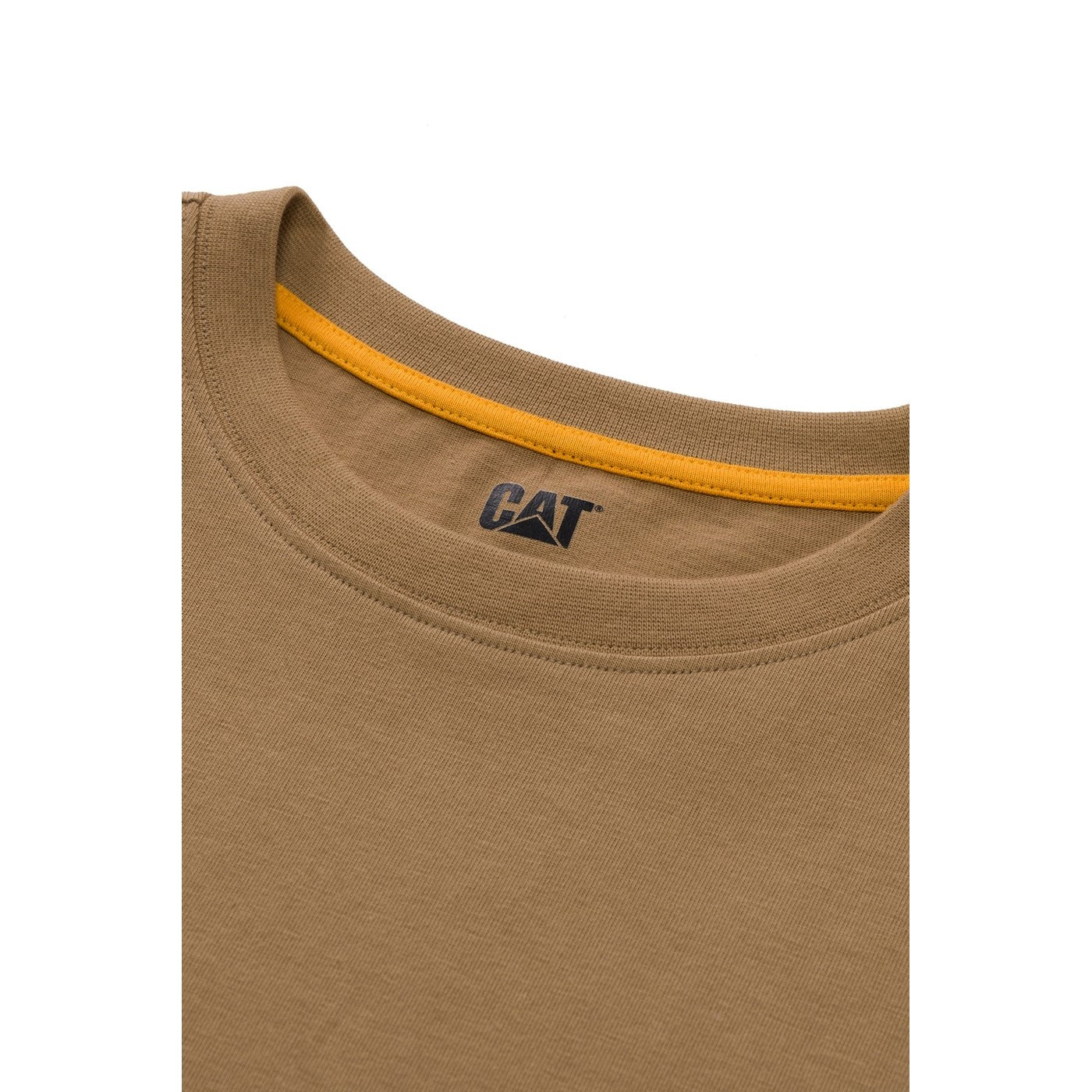 Caterpillar Trademark Tee  Khaki