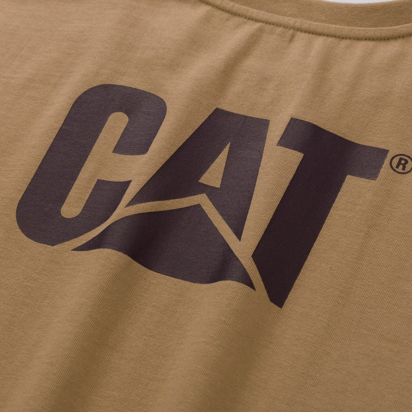 Caterpillar Trademark Tee  Khaki