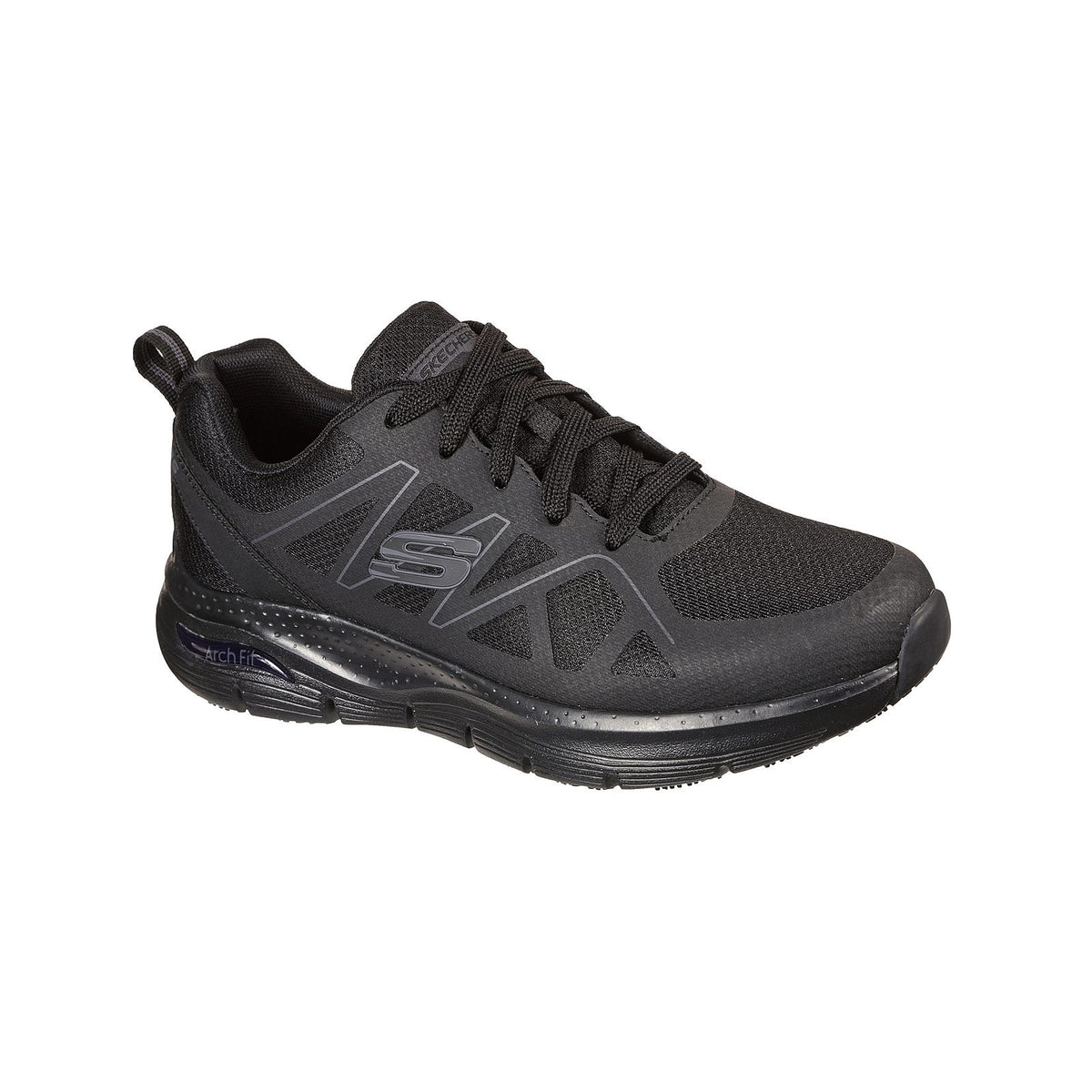 Skechers Workwear Arch Fit SR Axtell Occupational Shoe OB Black