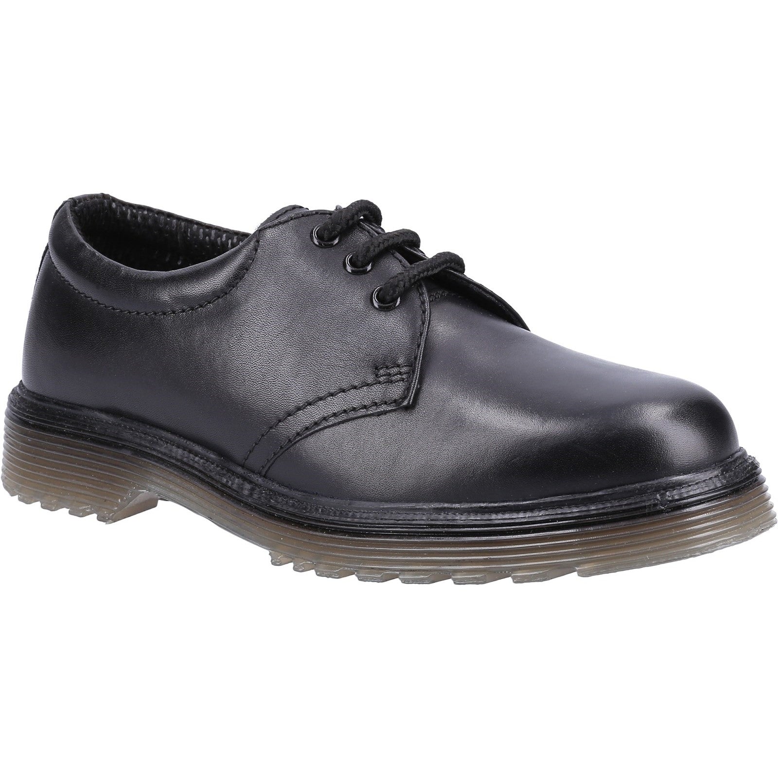 Amblers Aldershot Leather Gibson Shoe  Black