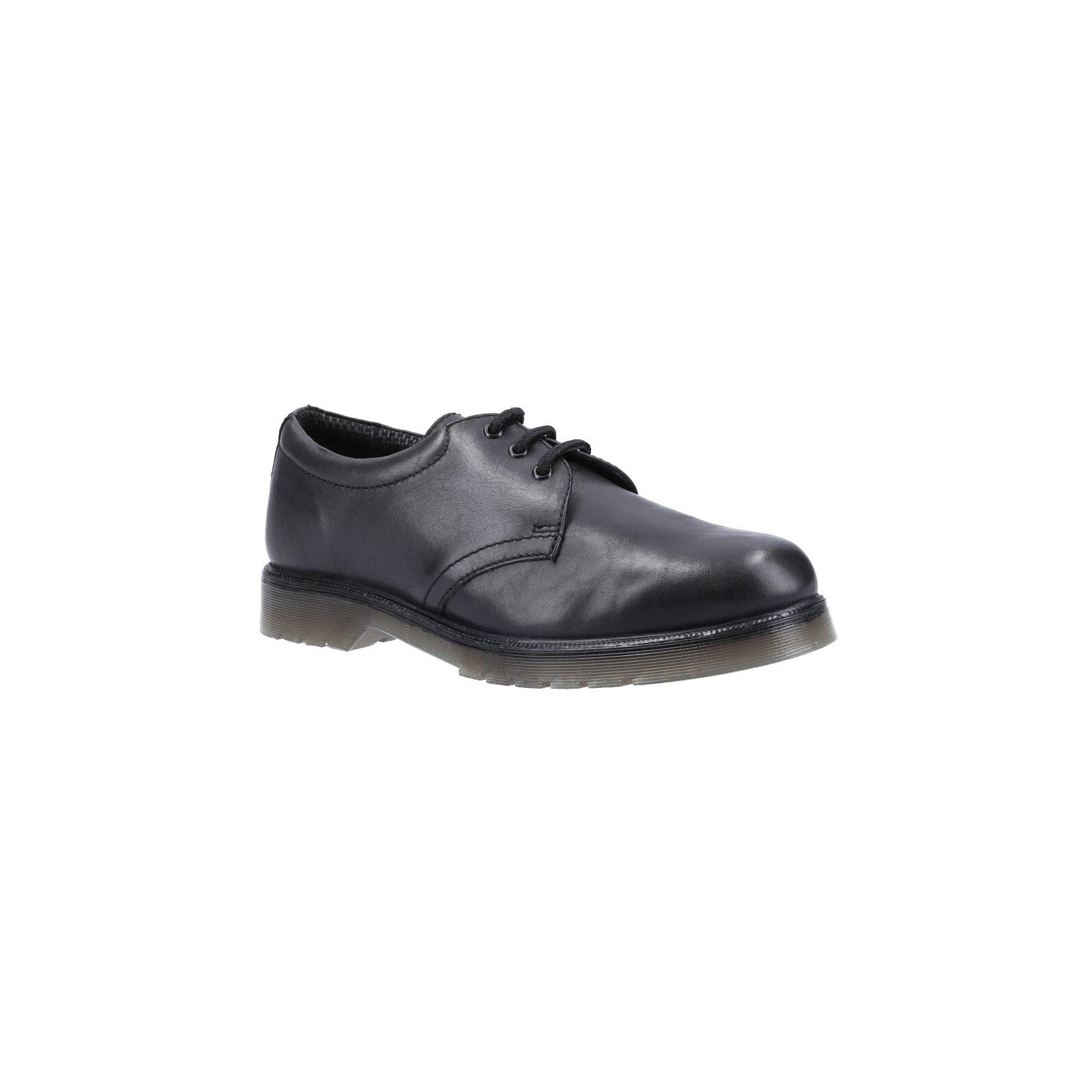 Amblers Aldershot Leather Gibson Shoe  Black