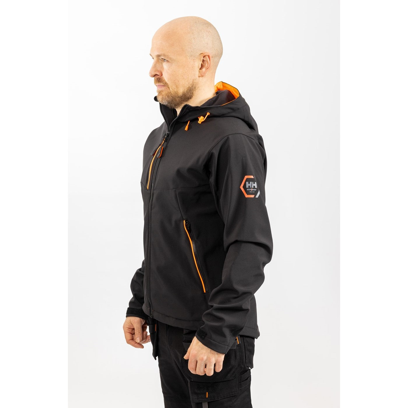 Helly Hansen Workwear Chelsea Evolution Hooded Softs  Black
