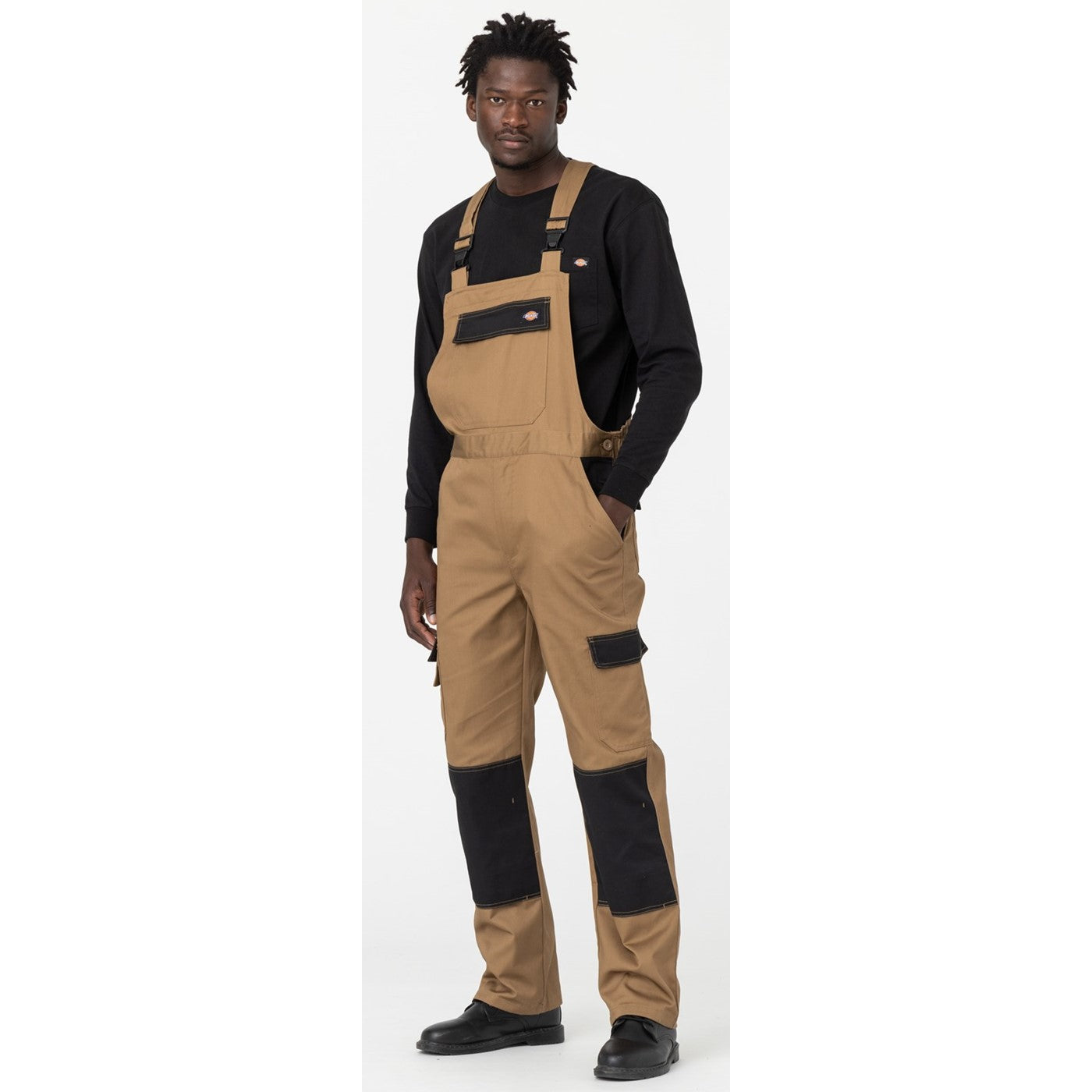 Dickies Everyday Bib and Brace  Antique Penny/Black