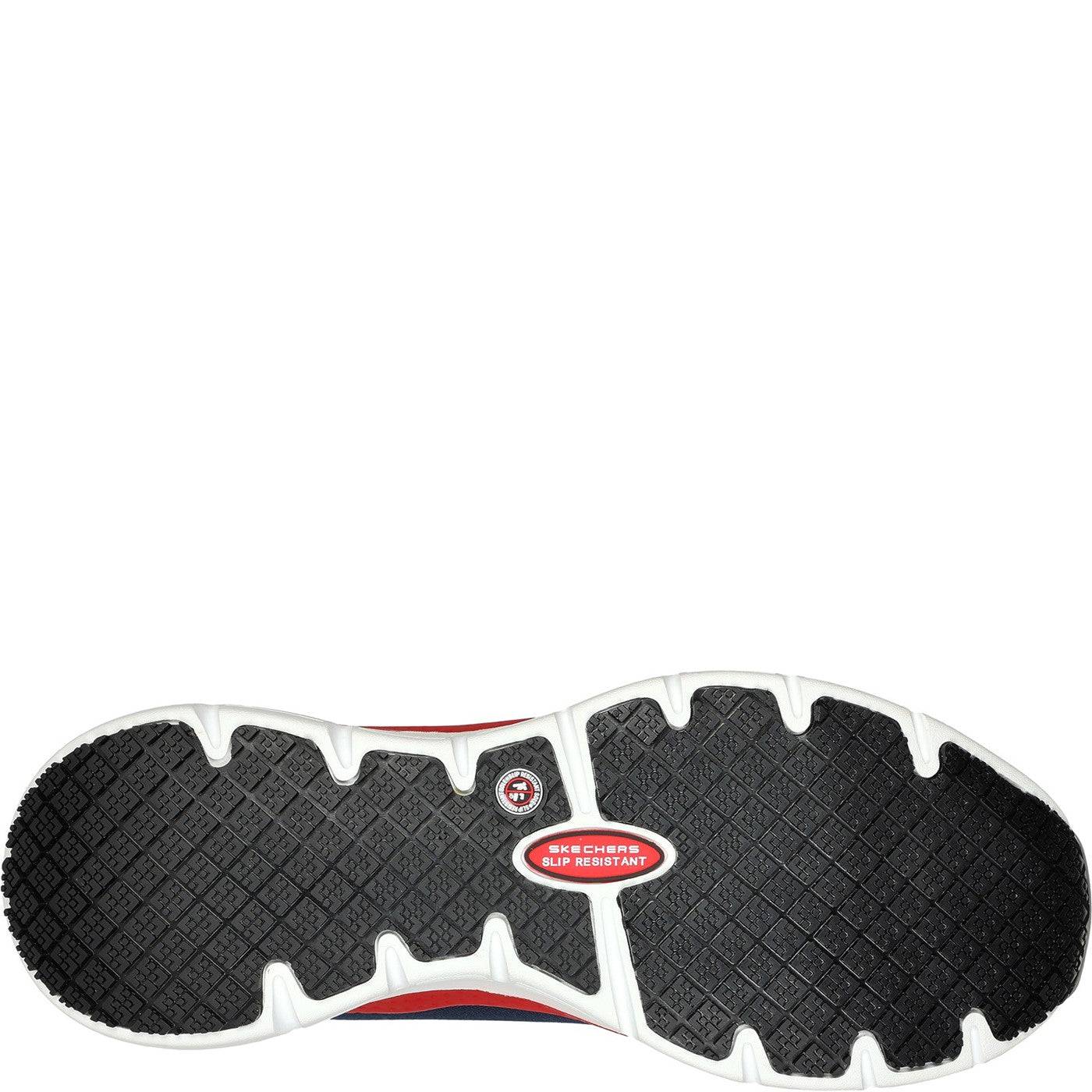 Skechers Workwear Arch Fit Sr Ringstap Safety Trainer S3 Navy/Red