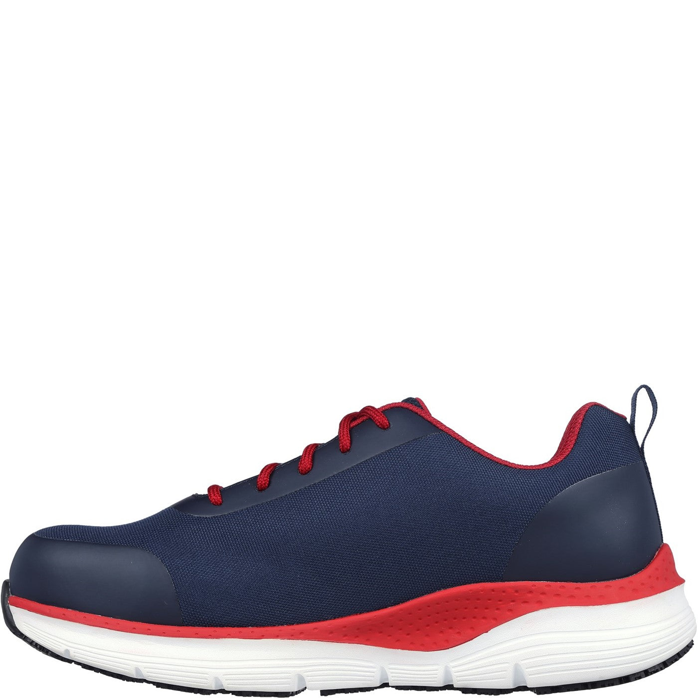 Skechers Workwear Arch Fit Sr Ringstap Safety Trainer S3 Navy/Red