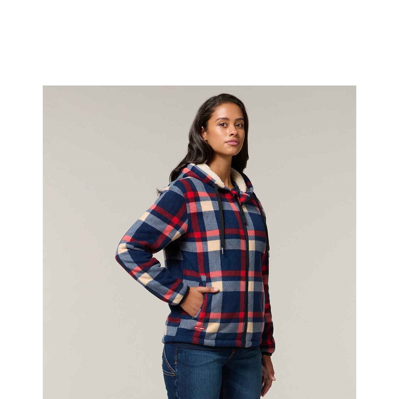 Hard Yakka Check Zoodie  Multicoloured