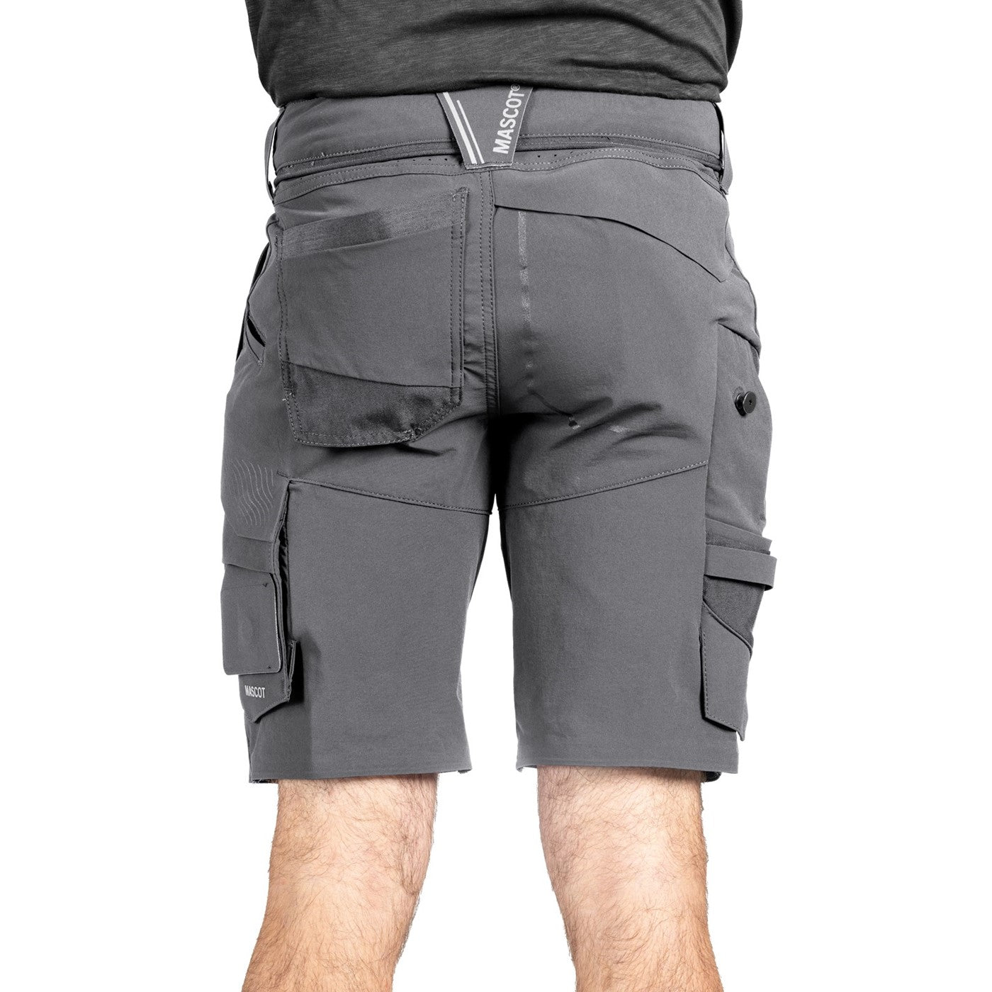 Mascot Custom Shorts  Stone Grey