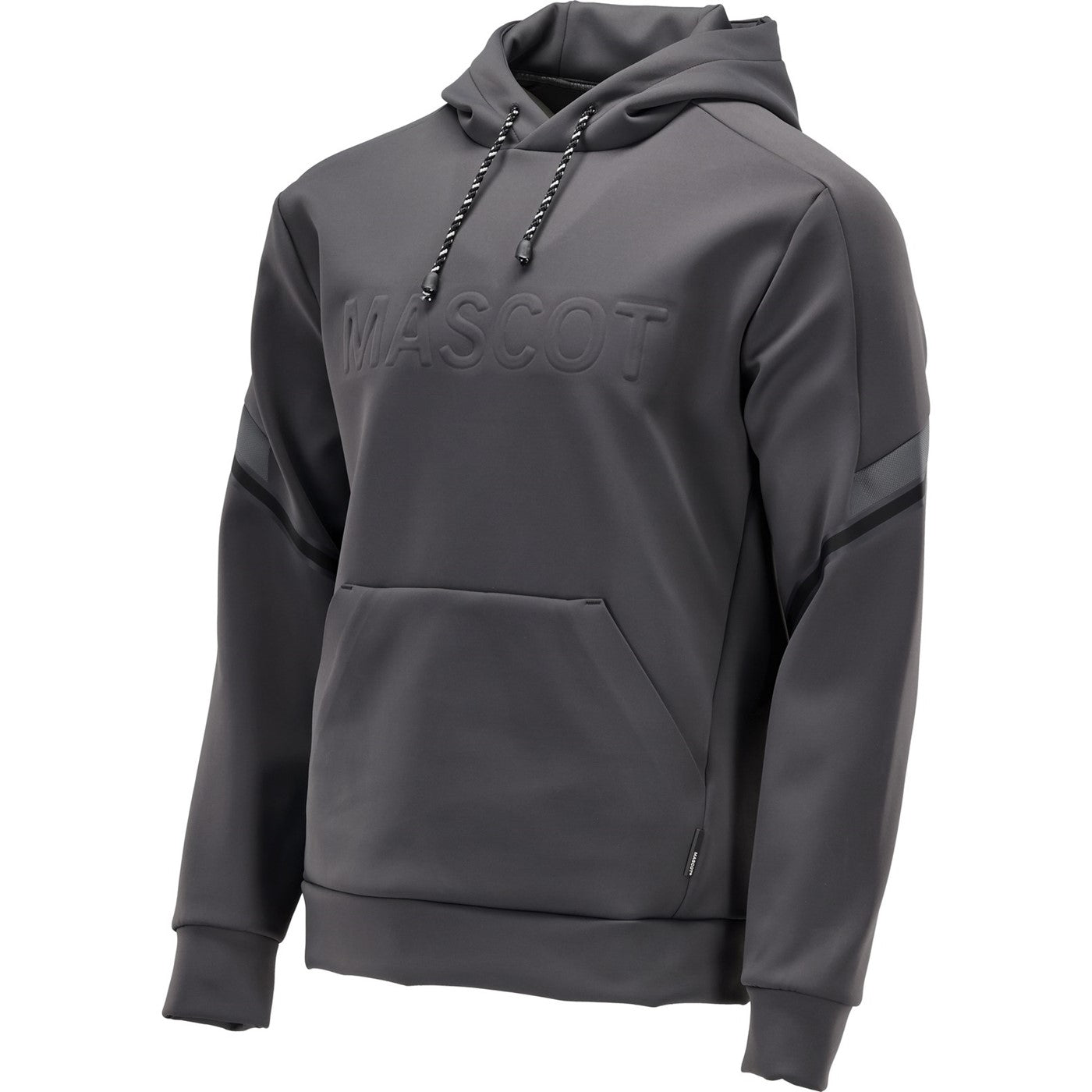 Mascot Custom Fleece hoodie  Stone Grey