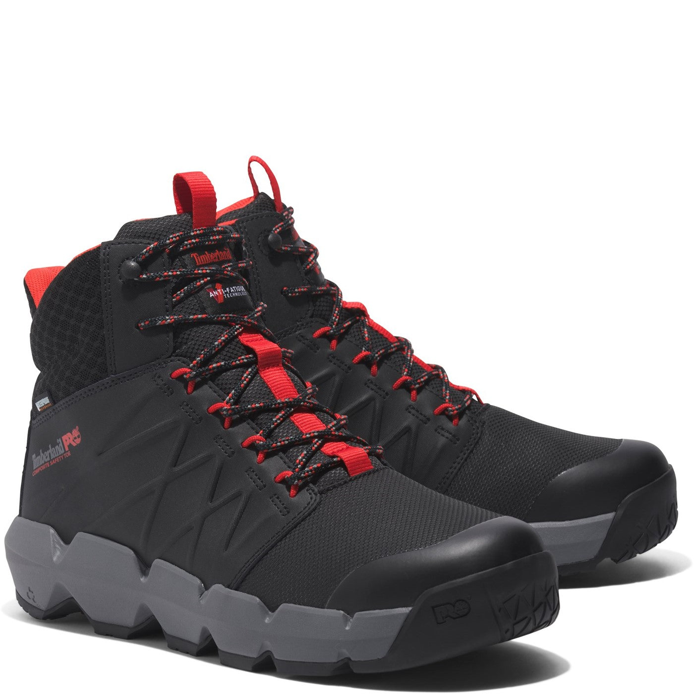 Timberland Pro Morphix 6" Safety Boot S7L Black/Red