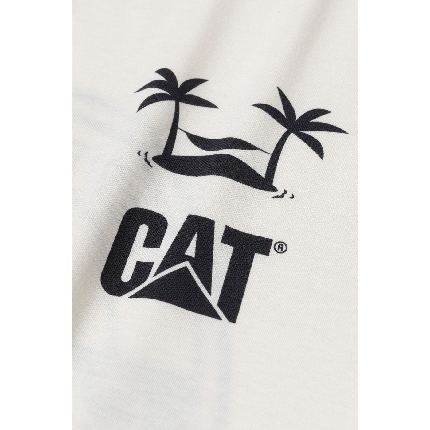Caterpillar Graphic Tee  Vanilla