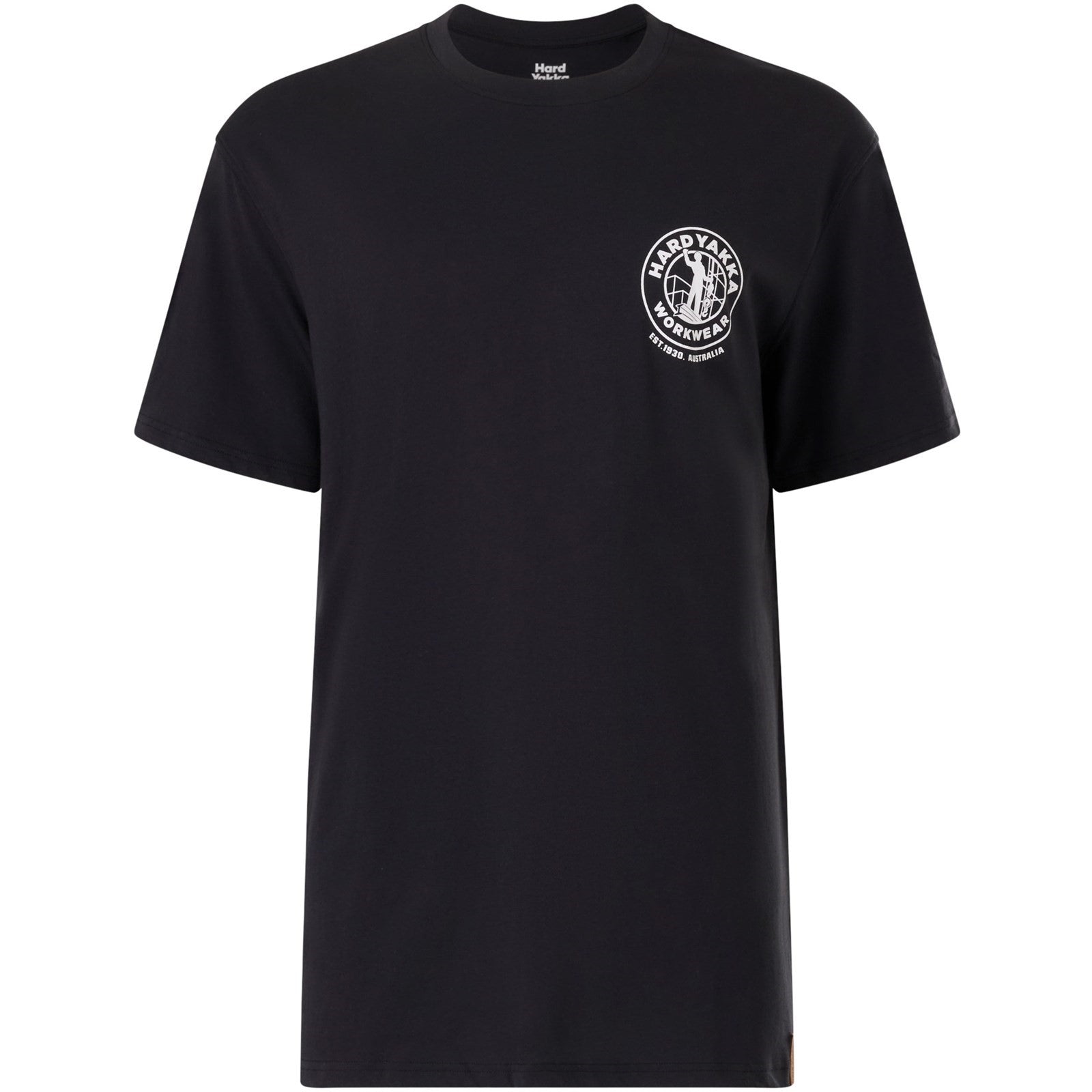 Hard Yakka Heritage Icon Short Sleeve Tee  Black