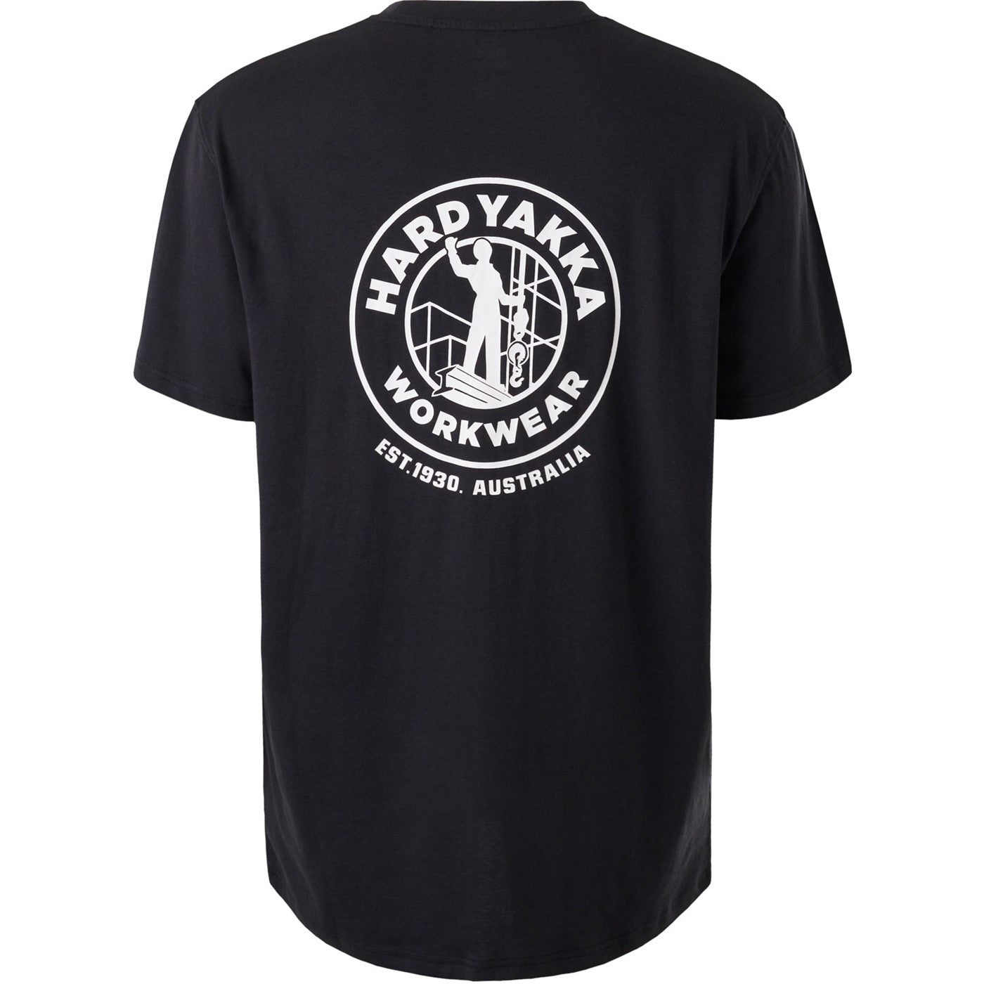 Hard Yakka Heritage Icon Short Sleeve Tee  Black