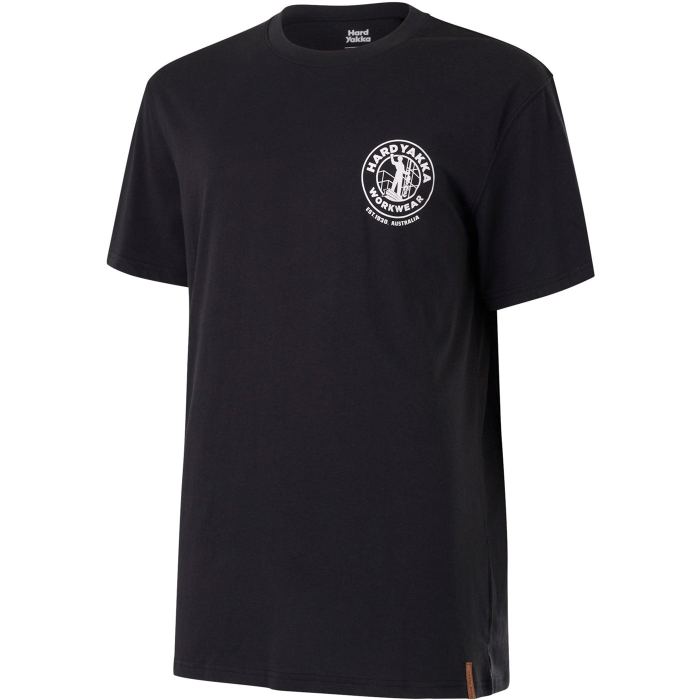 Hard Yakka Heritage Icon Short Sleeve Tee  Black