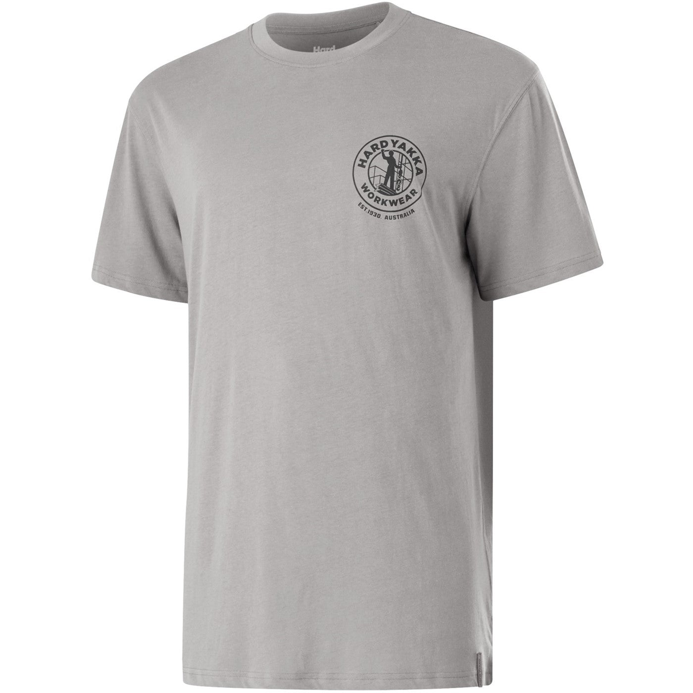 Hard Yakka Heritage Icon Short Sleeve Tee  Grey