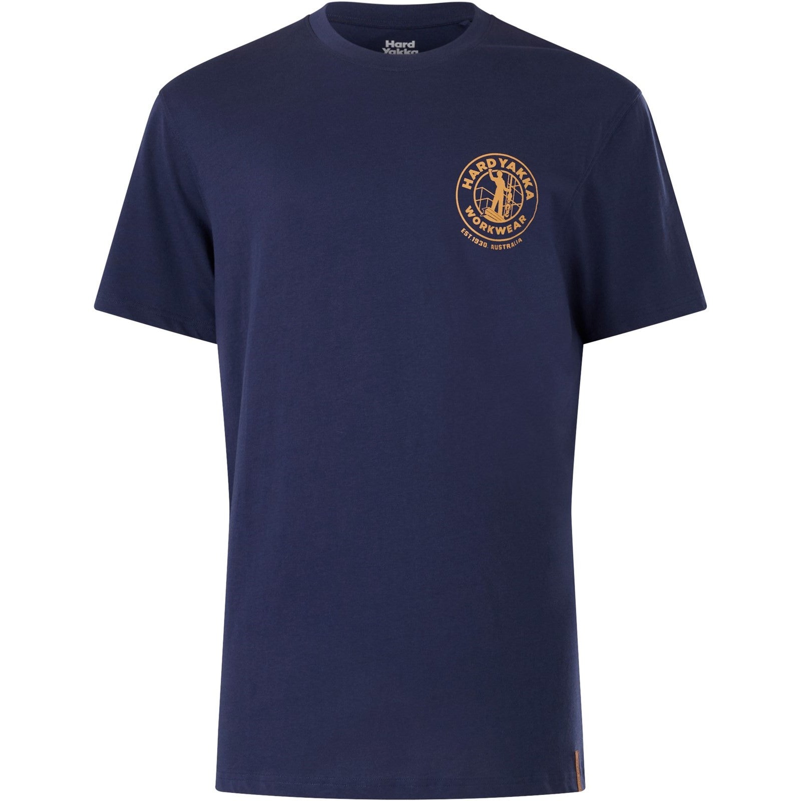 Hard Yakka Heritage Icon Short Sleeve Tee  Navy