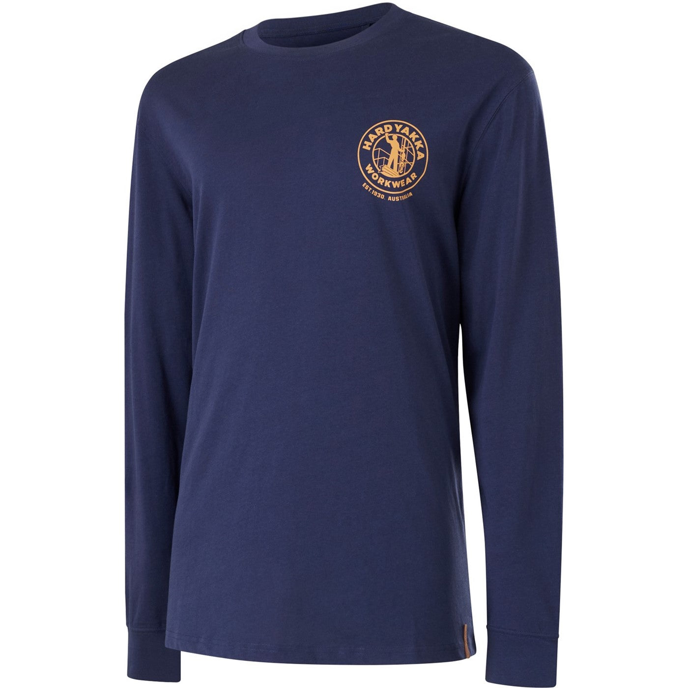 Hard Yakka Heritage Icon Long Sleeve Tee  Navy